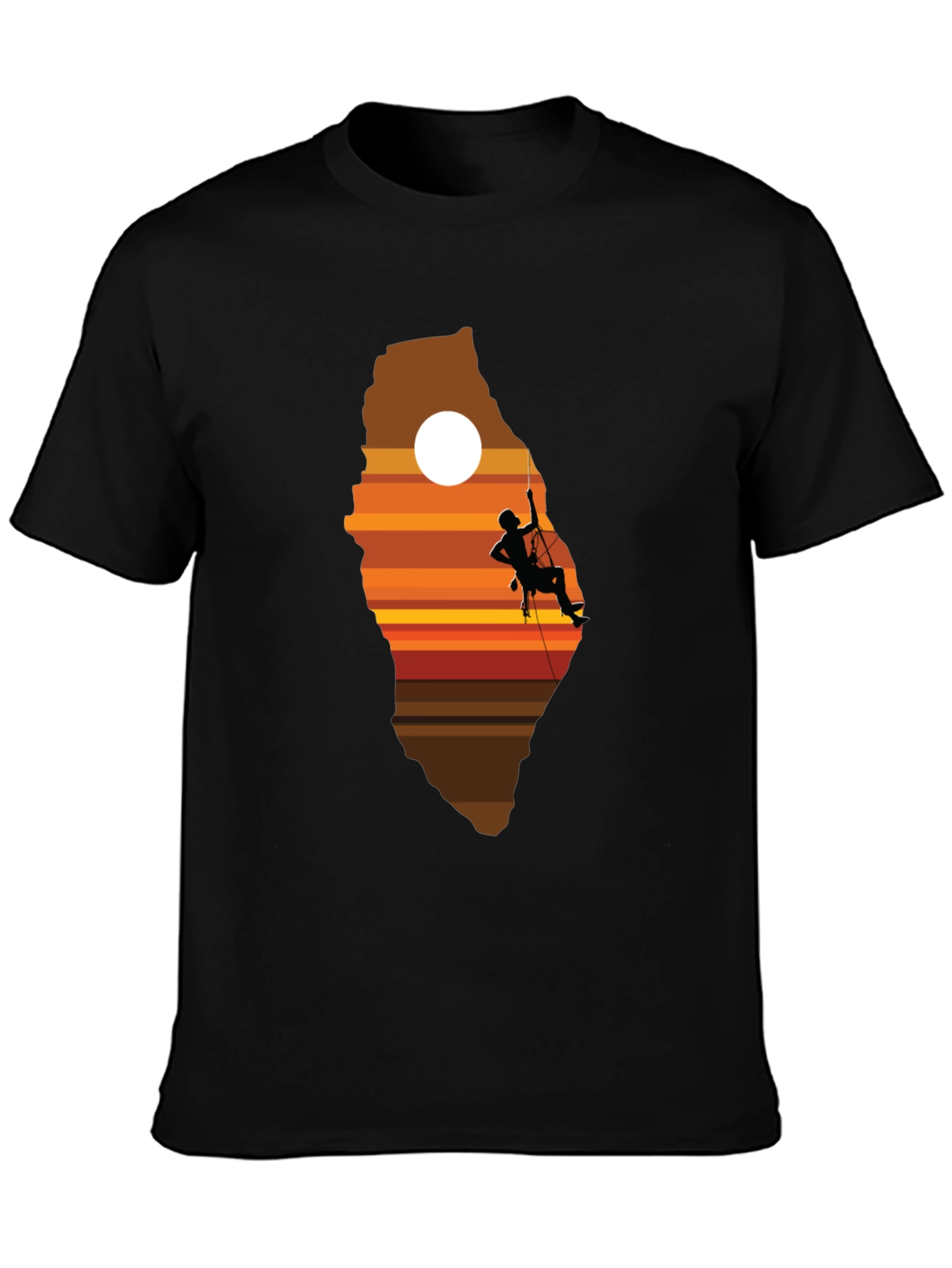 Climbing Sunset Graphic T-Shirt - Adventure Ready