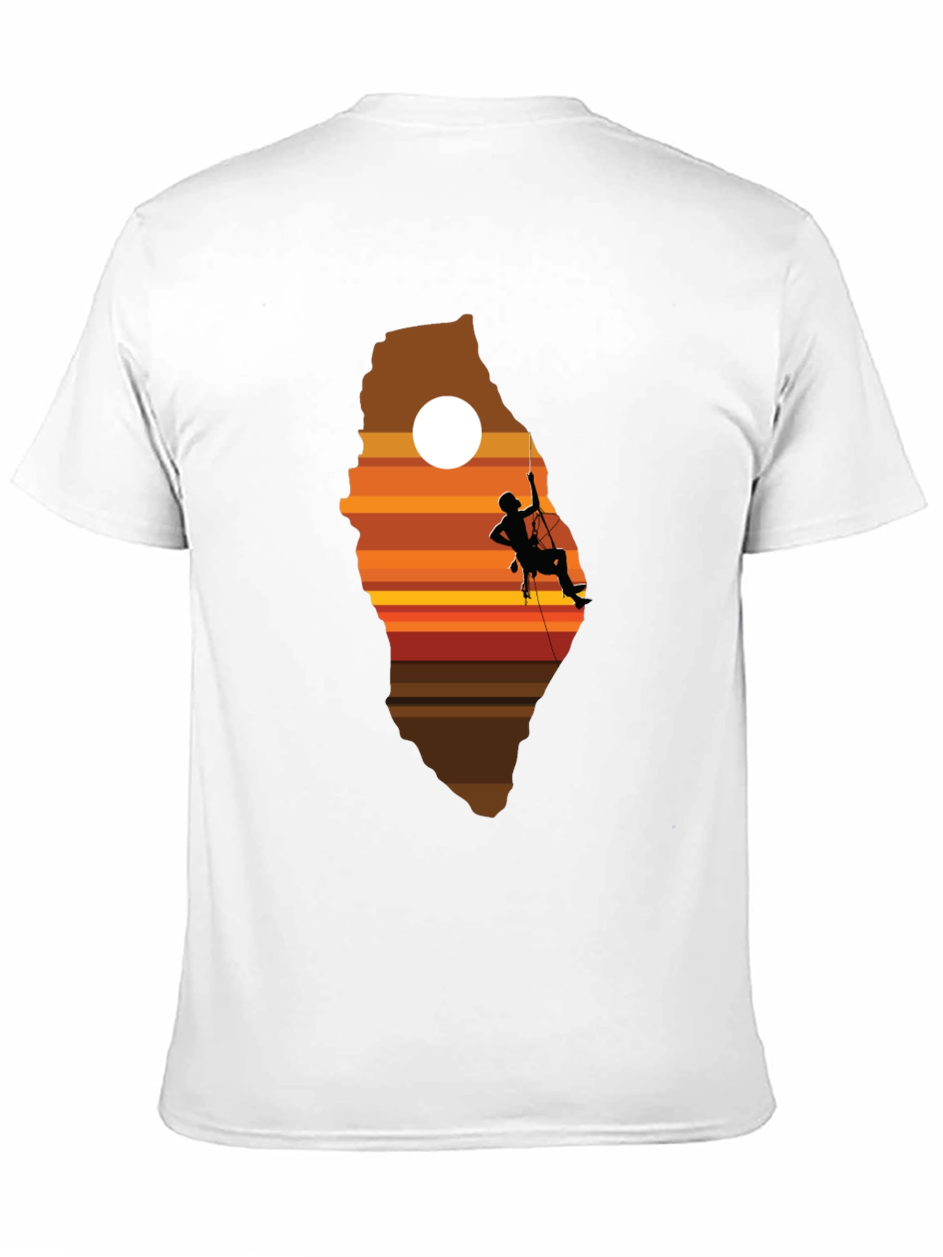 Climbing Sunset Graphic T-Shirt - Adventure Ready