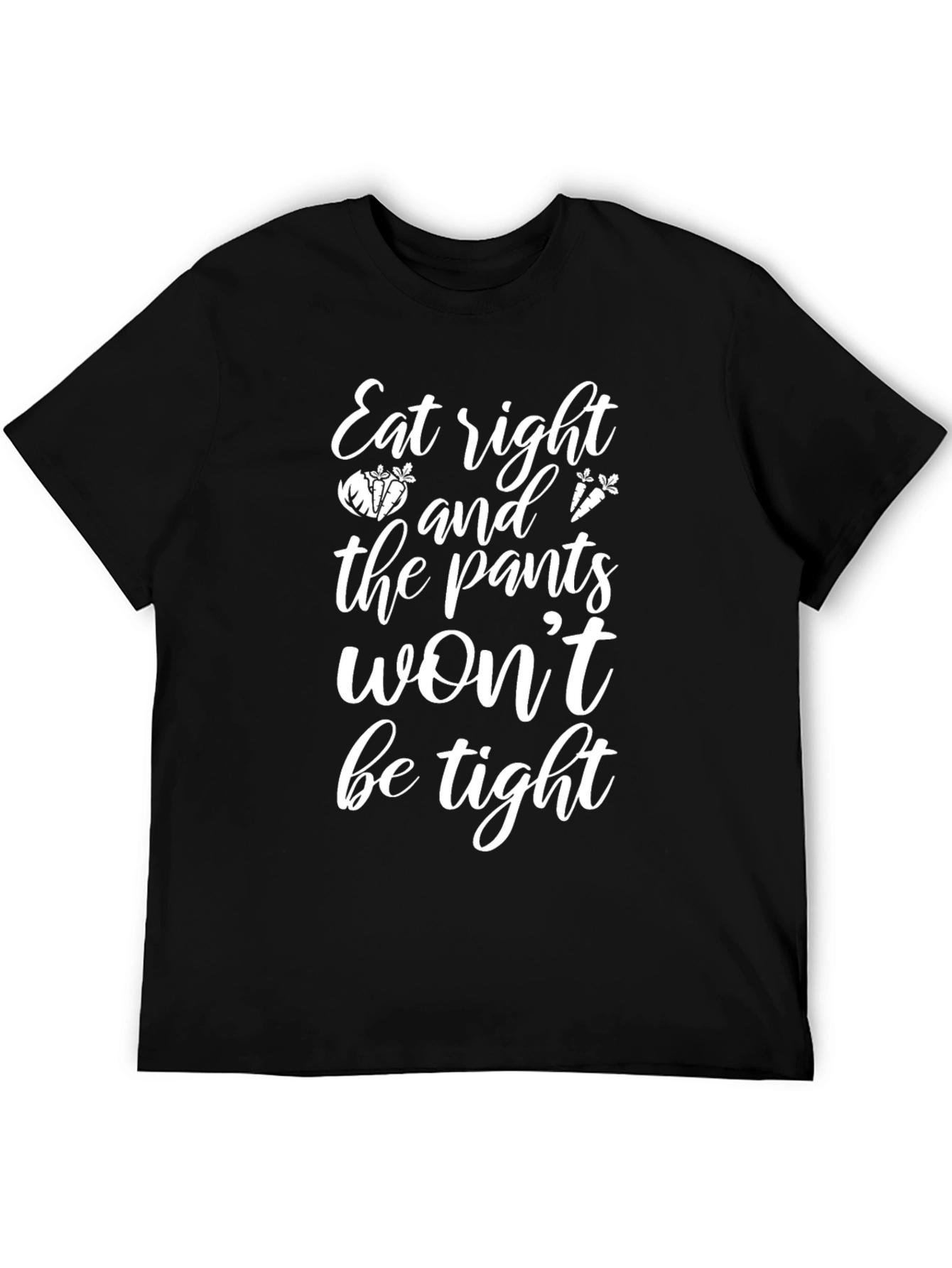 Eat Right T-Shirt: Healthy Food Slogan Tee