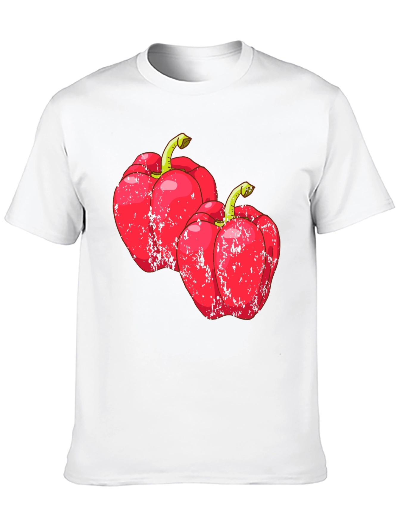 Red Pepper Graphic Tee - Unisex Black T-Shirt