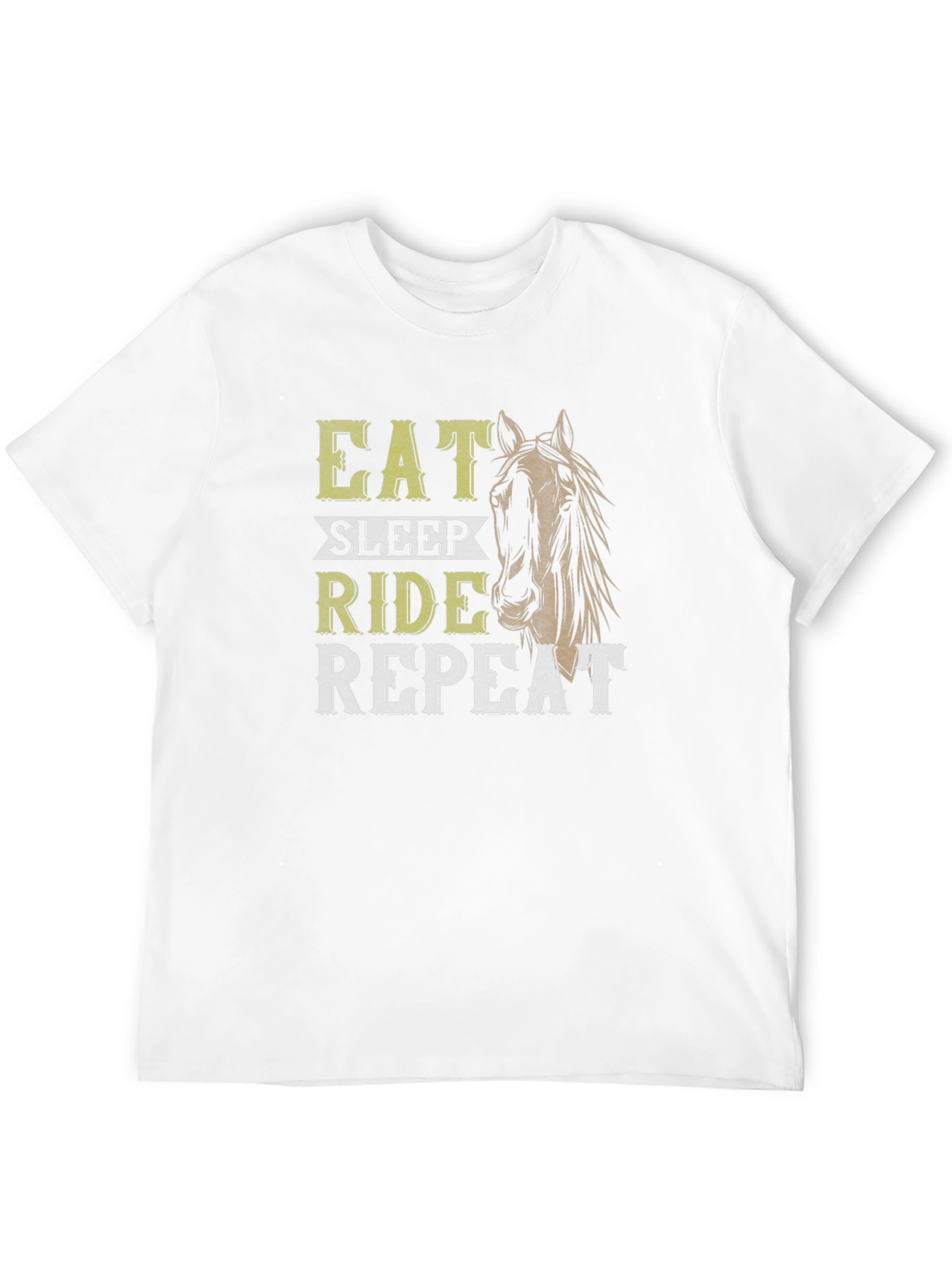Eat Sleep Ride Repeat Horse Graphic Tee