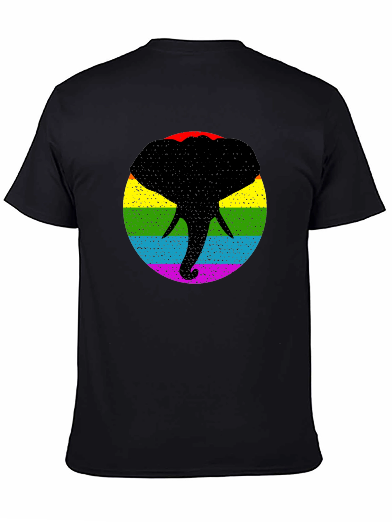 Pride Elephant T-Shirt - Bold Rainbow Graphic Tee