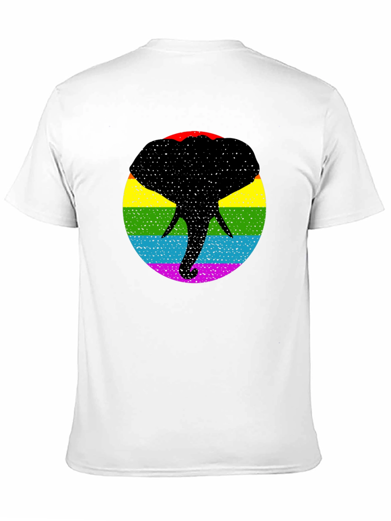 Pride Elephant T-Shirt - Bold Rainbow Graphic Tee