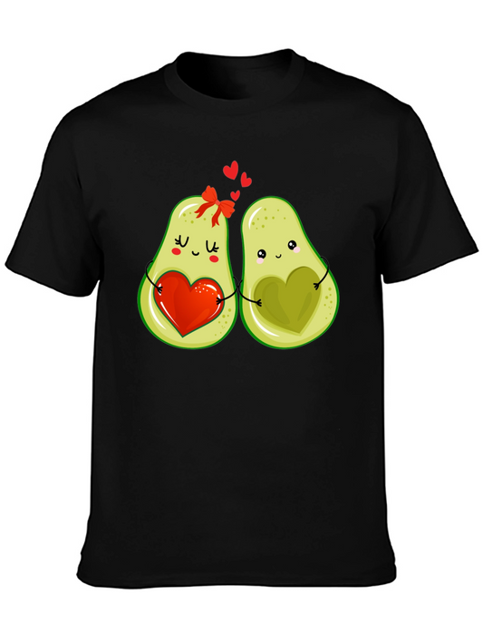 Avocado Love T-Shirt - Cute Couple Graphic Tee