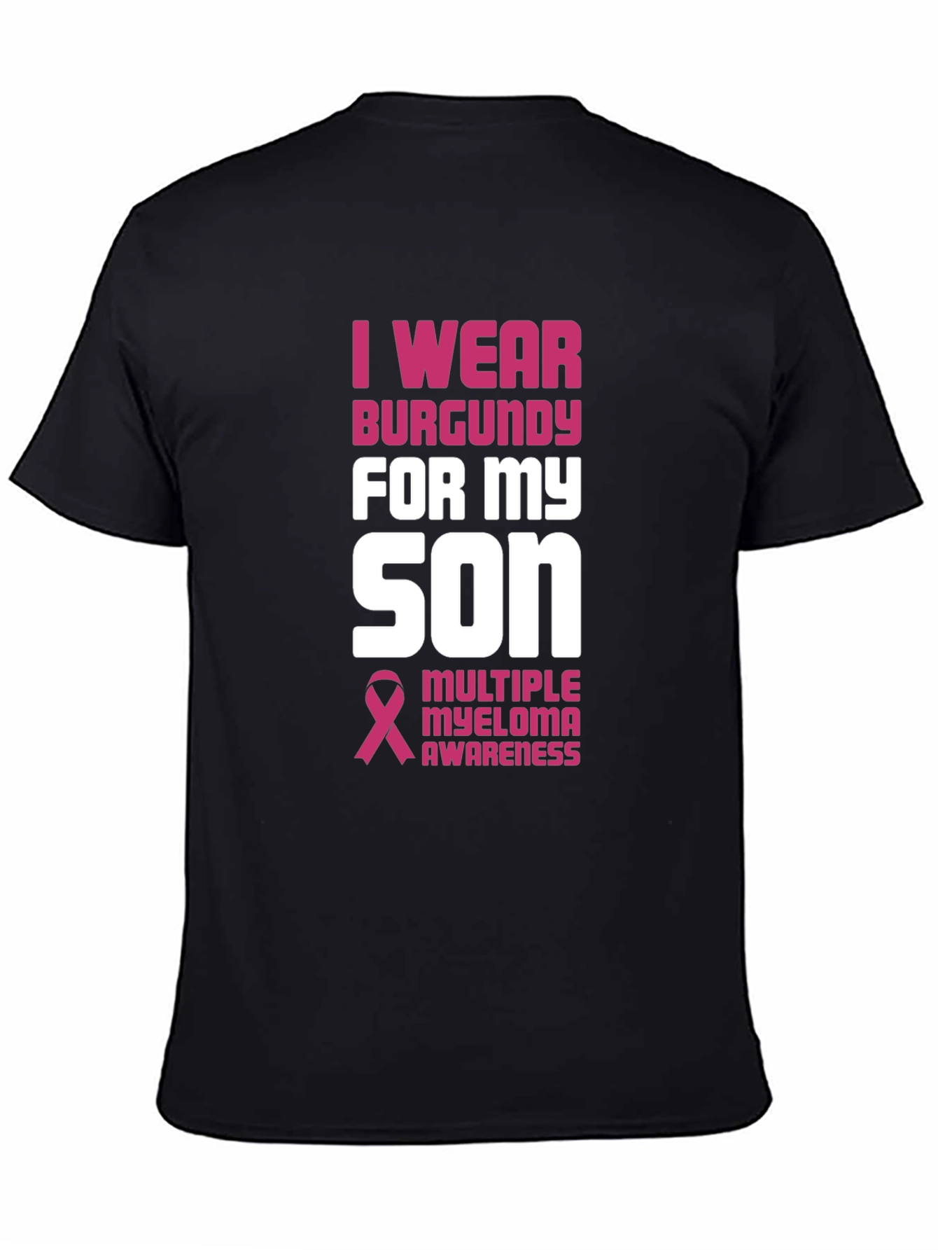 Burgundy Multiple Myeloma Awareness T-Shirt