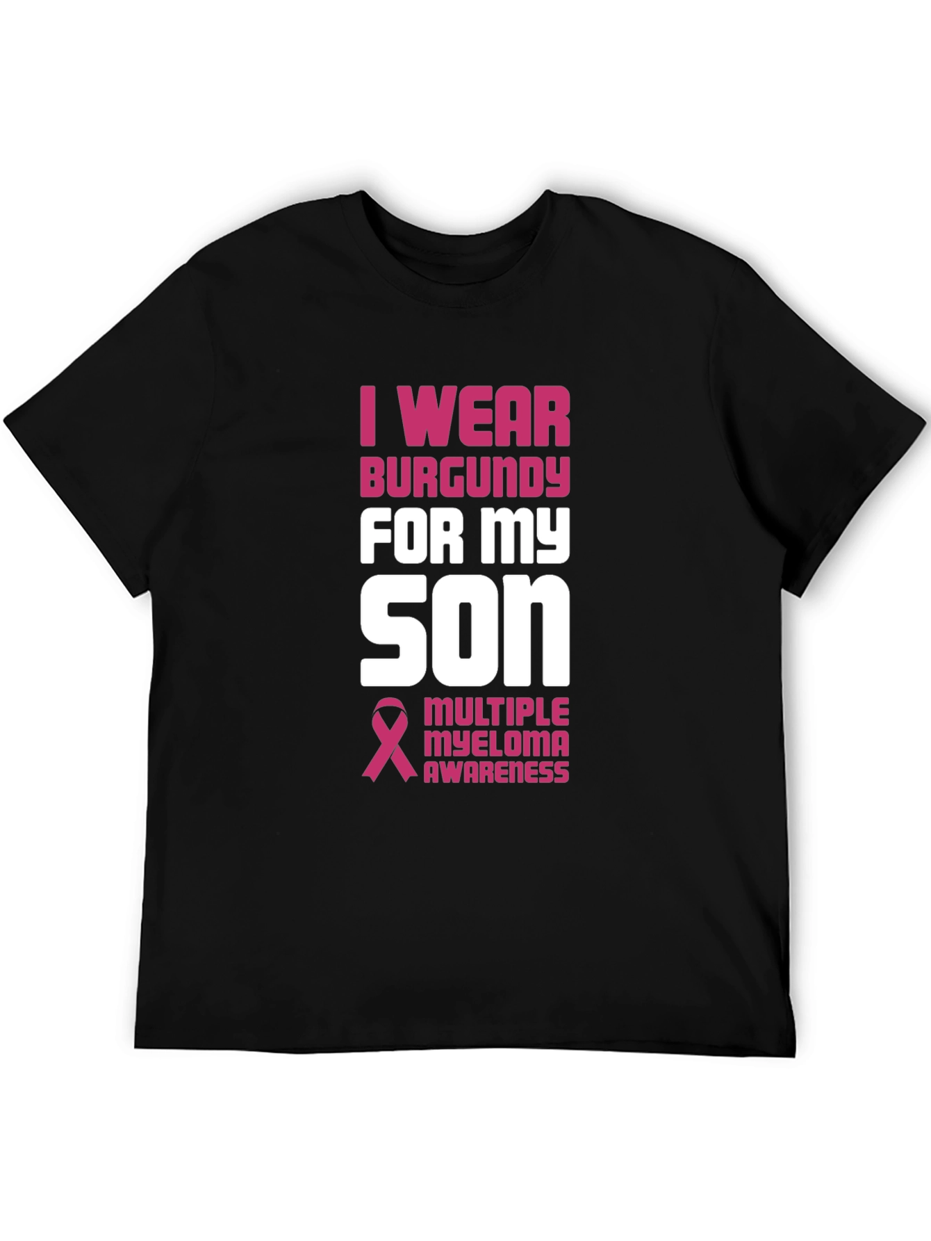 Burgundy Multiple Myeloma Awareness T-Shirt