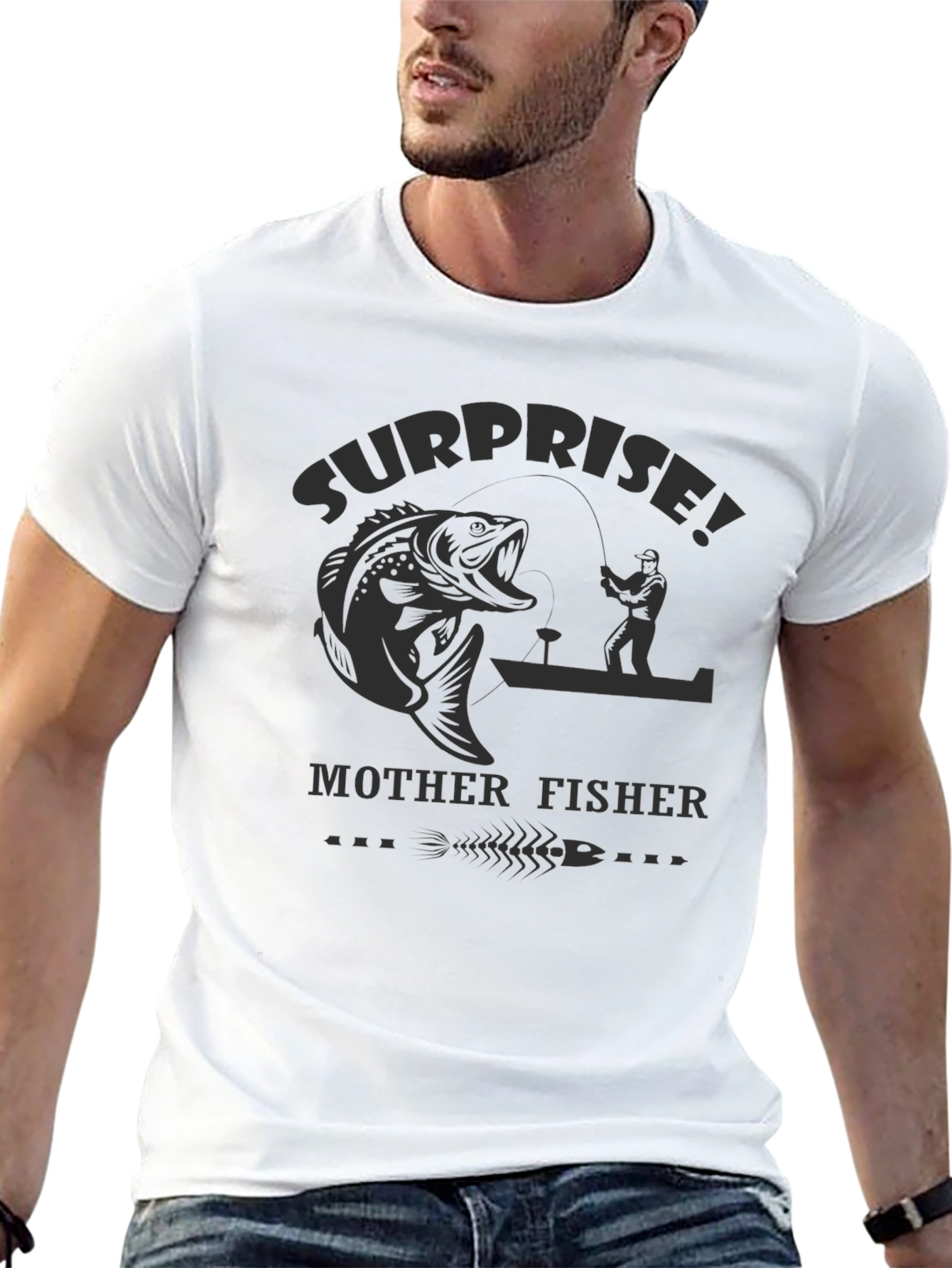 Surprise Mother Fisher Graphic T-Shirt