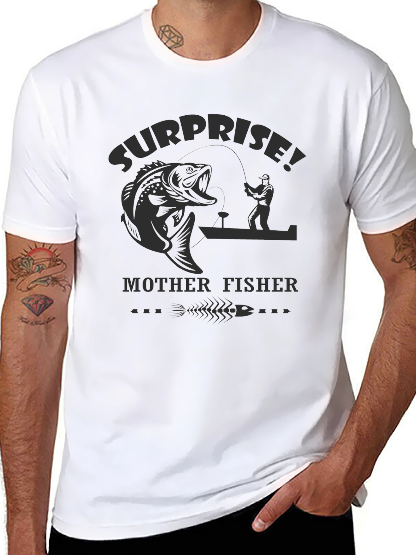 Surprise Mother Fisher Graphic T-Shirt