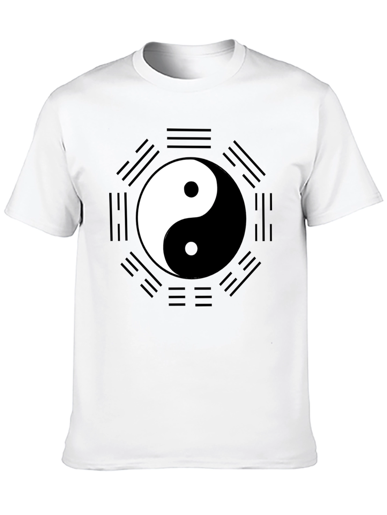 Yin Yang Bagua Black T-Shirt - Unisex