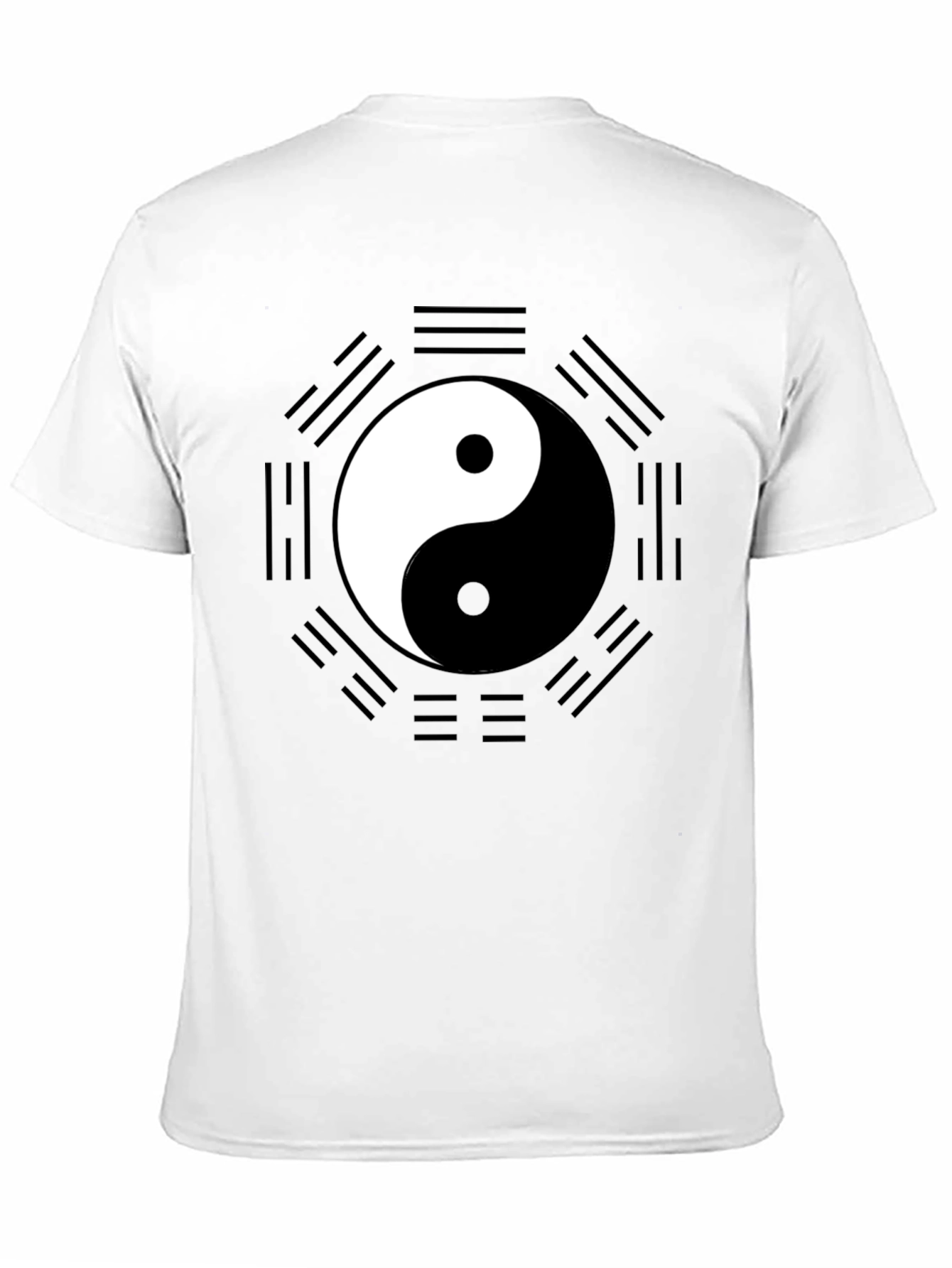 Yin Yang Bagua Black T-Shirt - Unisex
