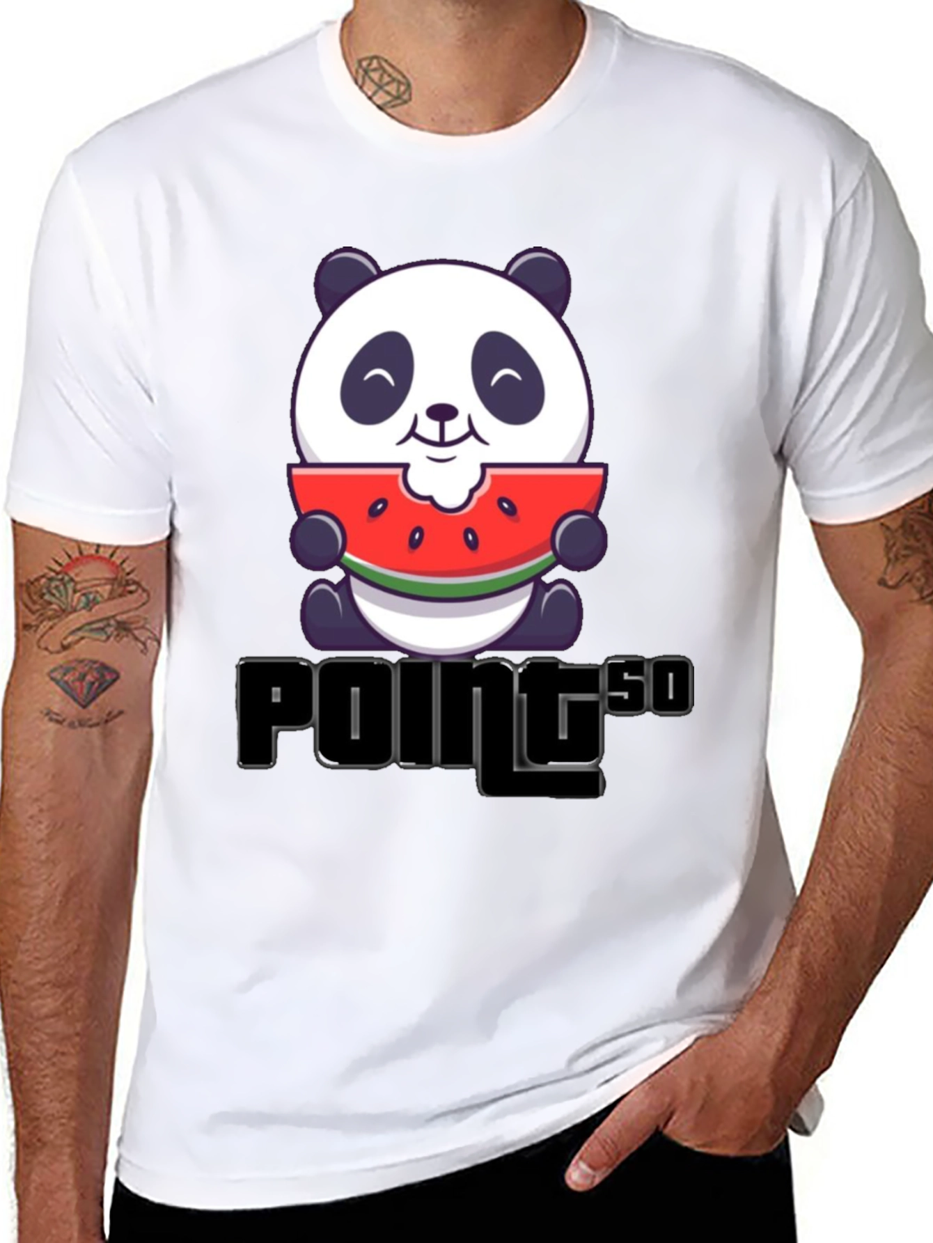 Panda Watermelon T-Shirt - Point 50