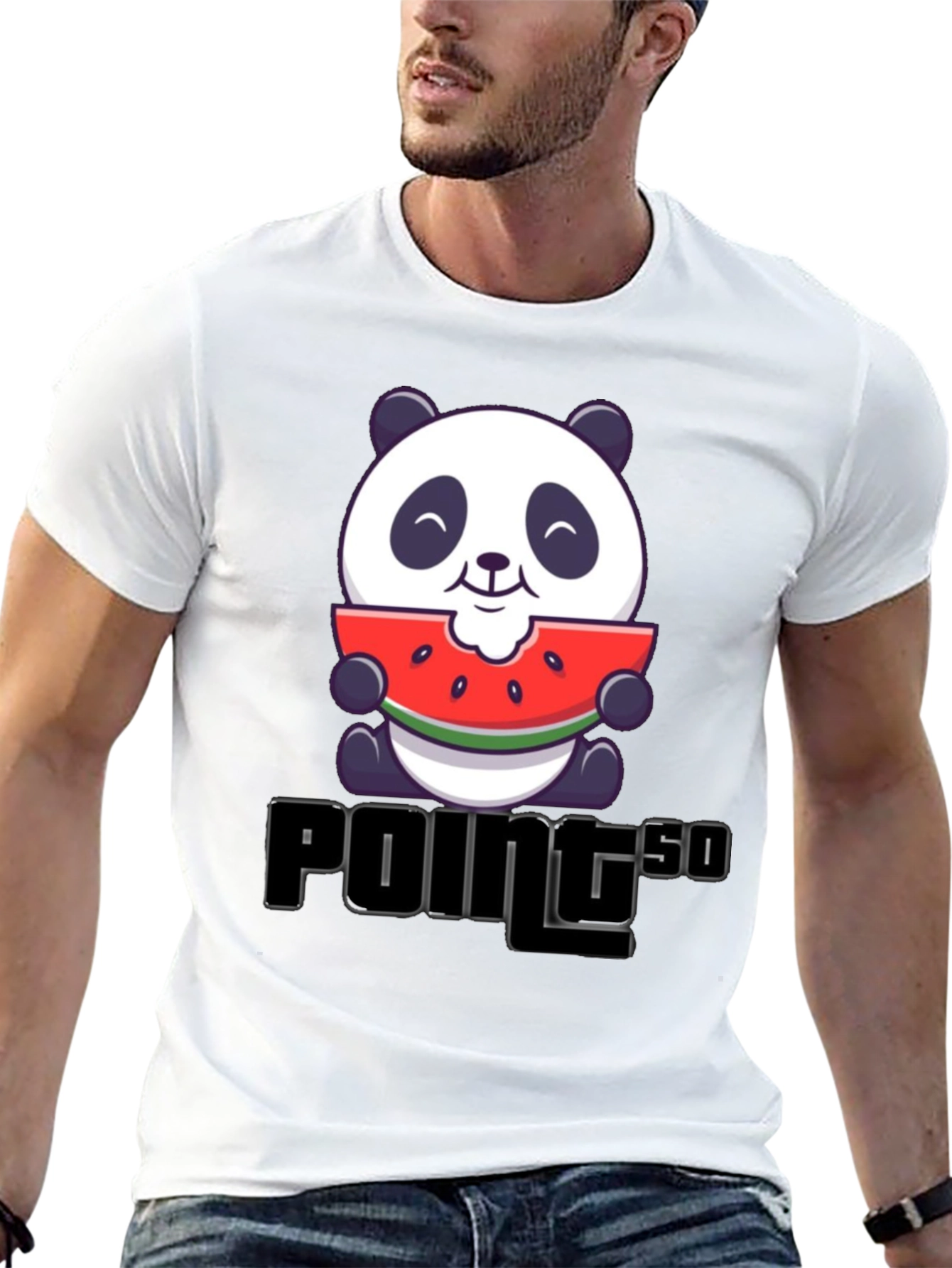 Panda Watermelon T-Shirt - Point 50