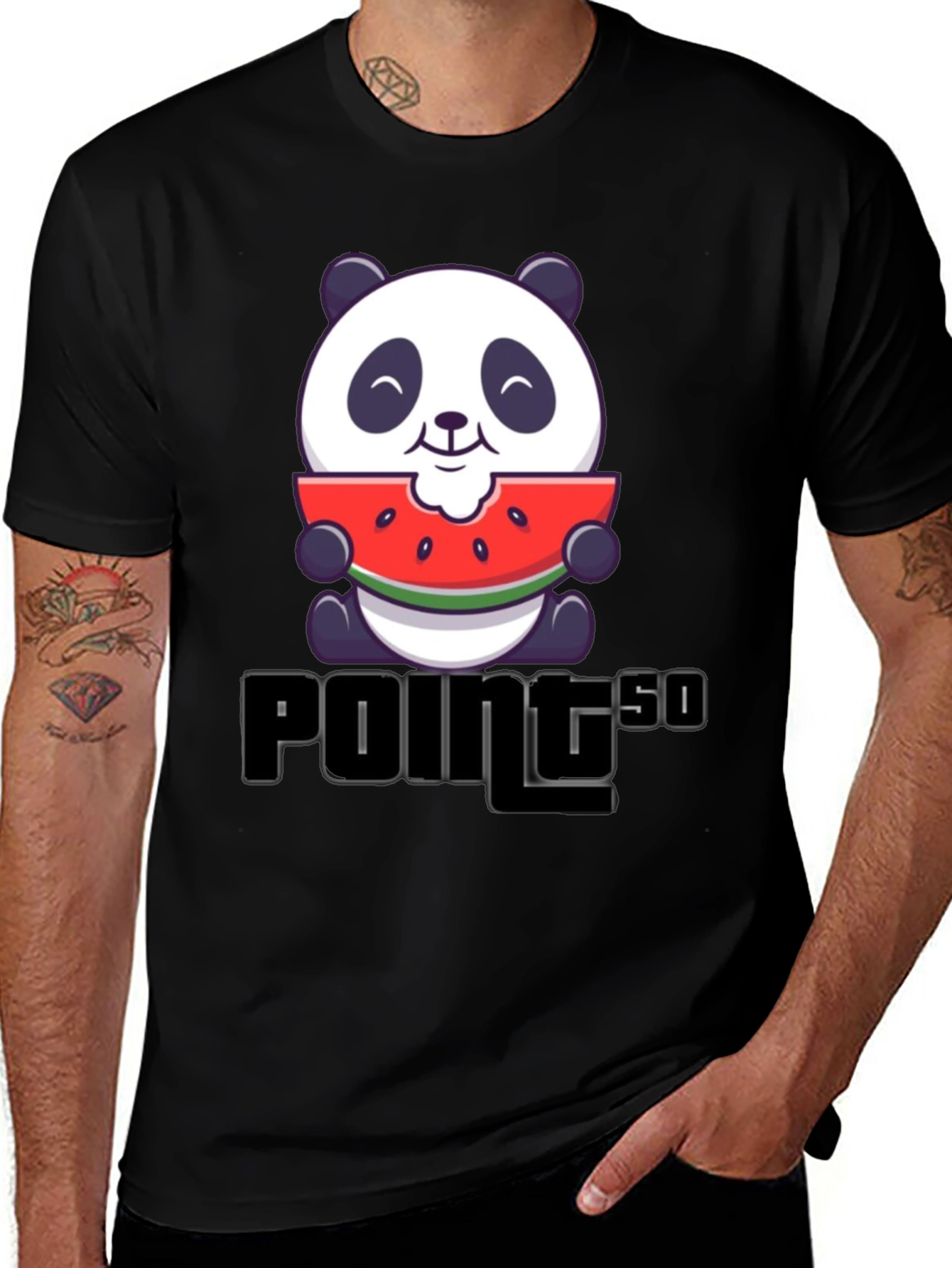 Panda Watermelon T-Shirt - Point 50