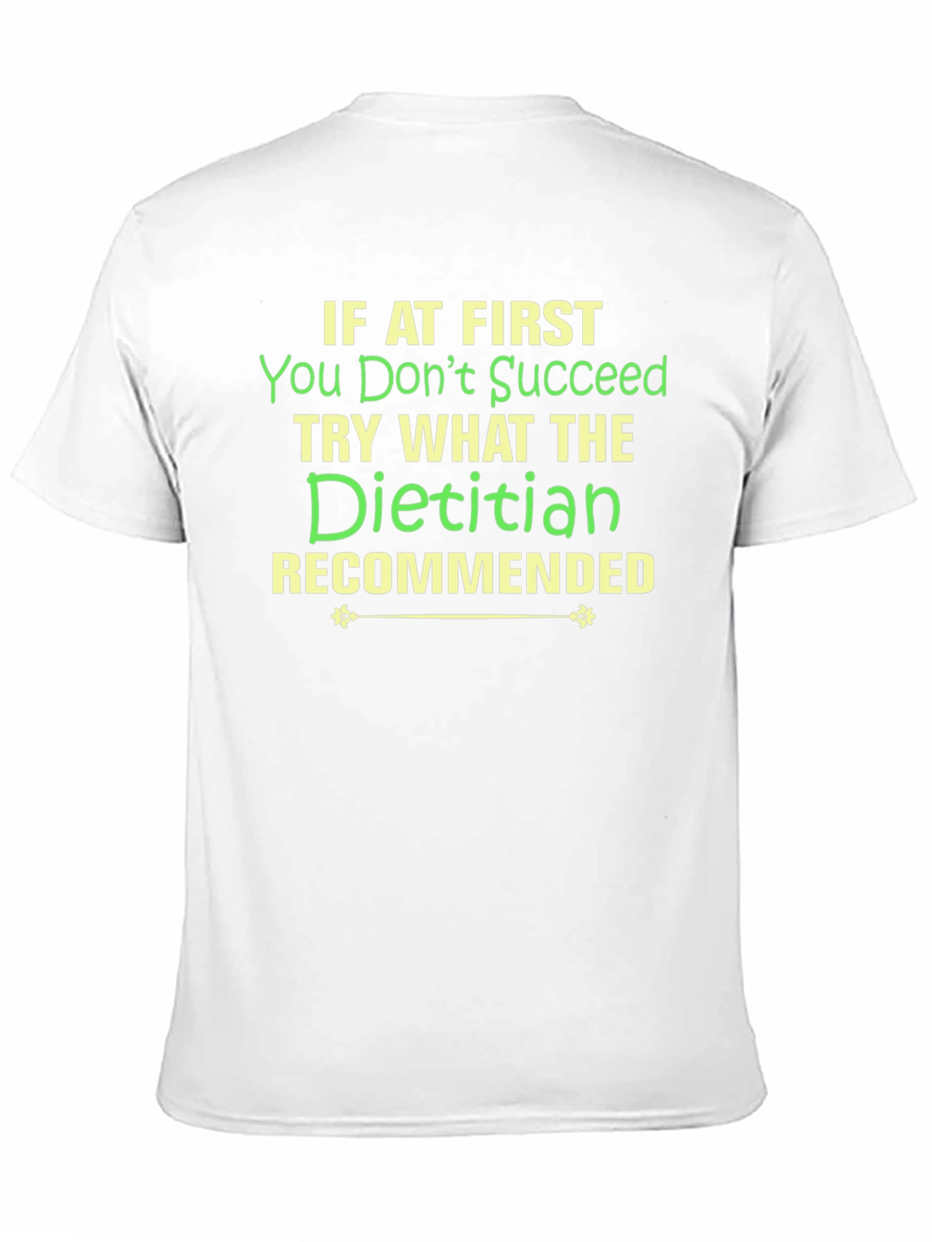 Dietitian Recommended Black T-Shirt