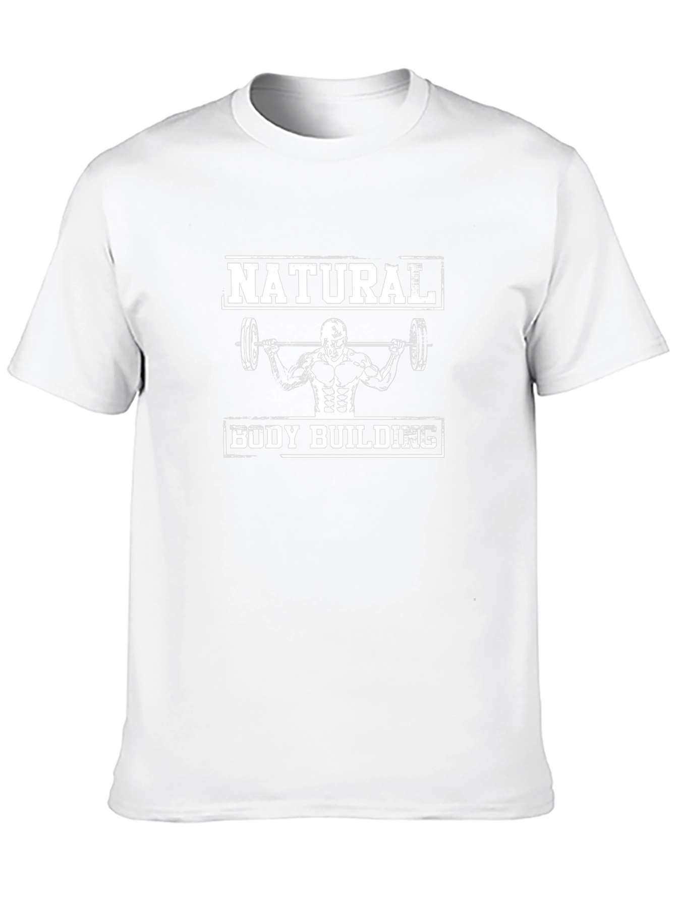 Natural Body Building Black T-Shirt