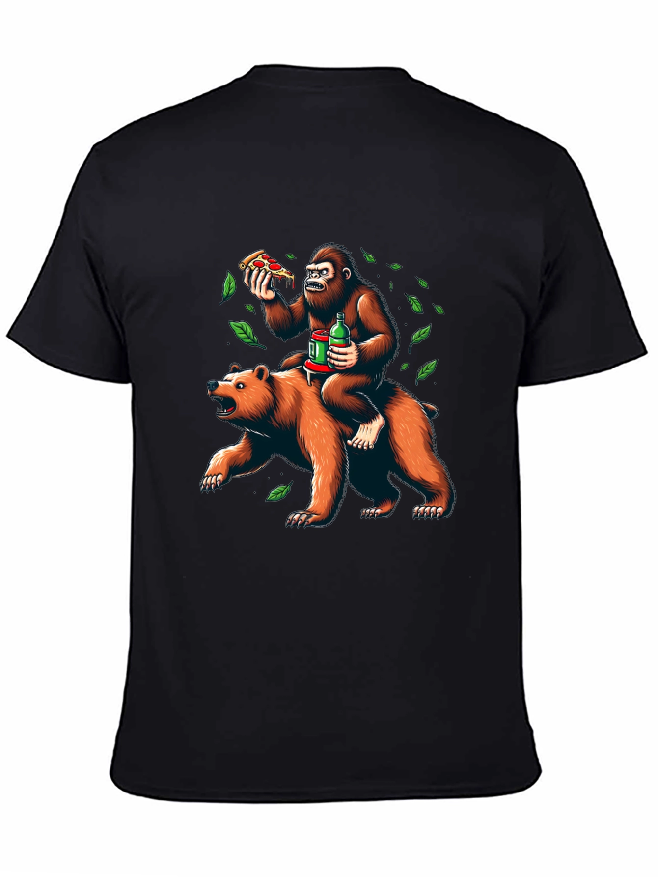 Bear & Gorilla Pizza Party Tee