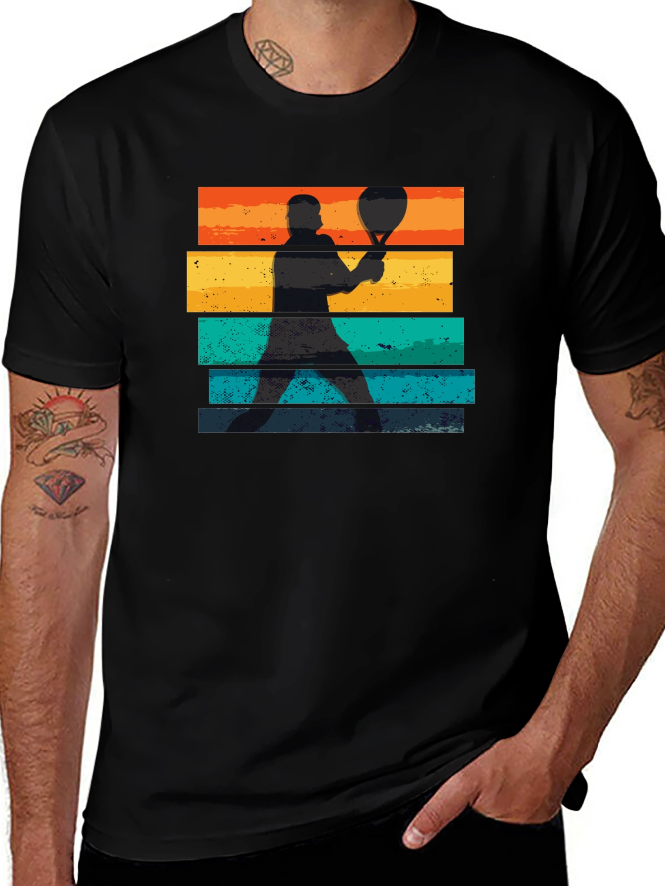 Retro Paddle Tennis Graphic Tee
