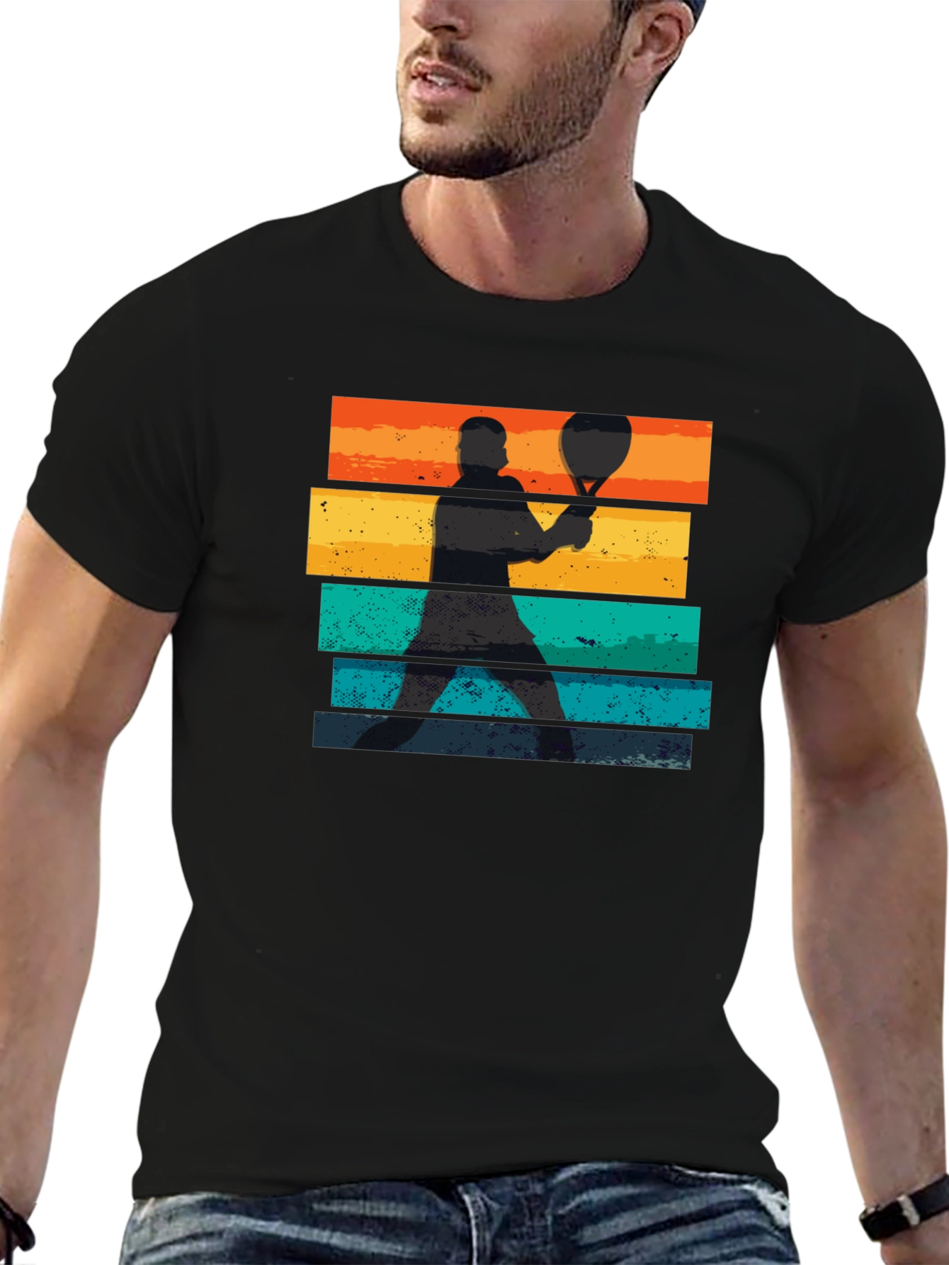 Retro Paddle Tennis Graphic Tee