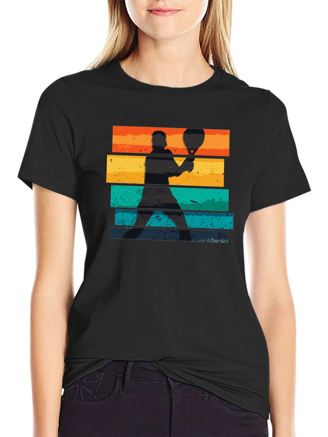 Retro Paddle Tennis Graphic Tee