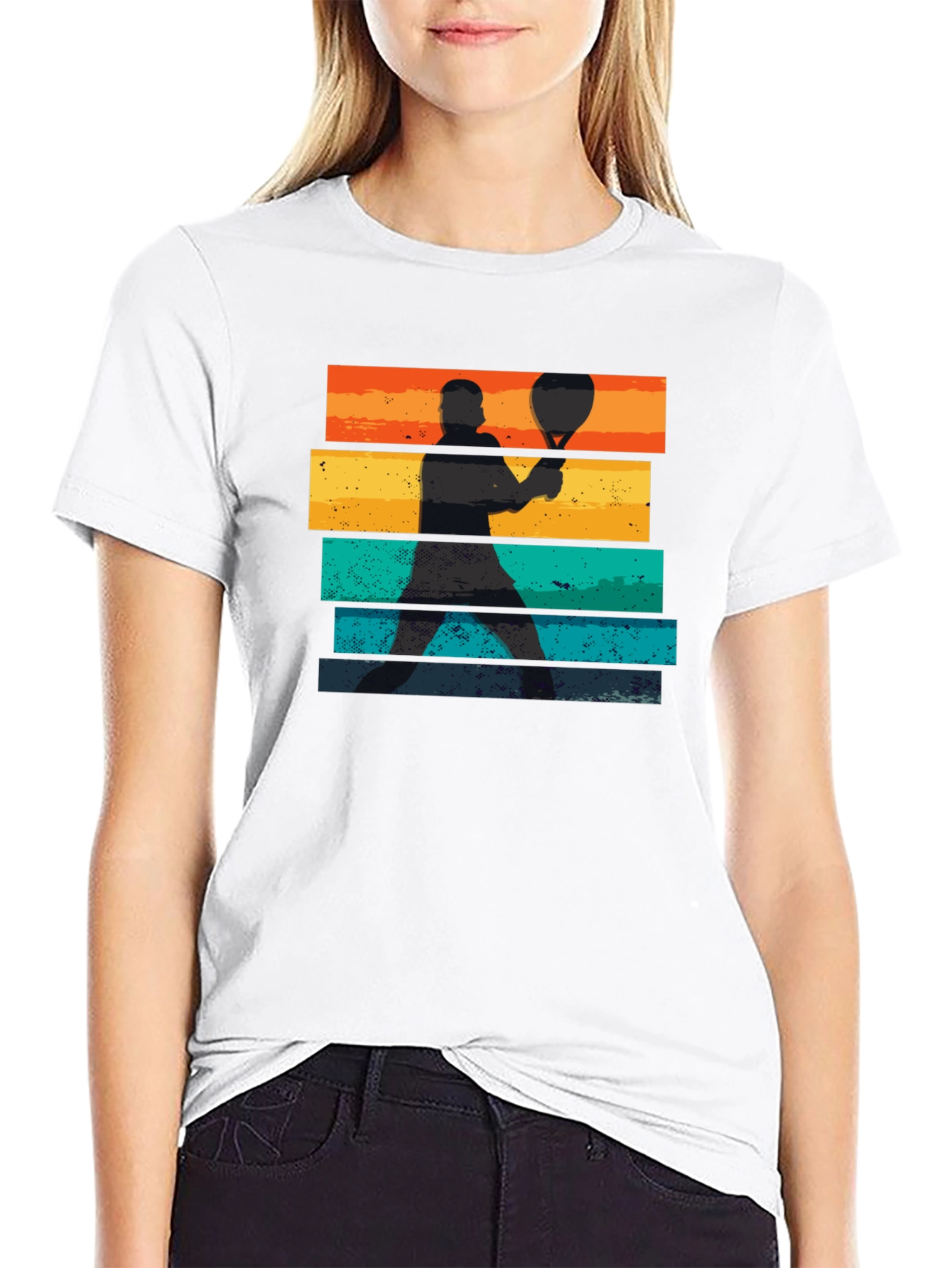 Retro Paddle Tennis Graphic Tee
