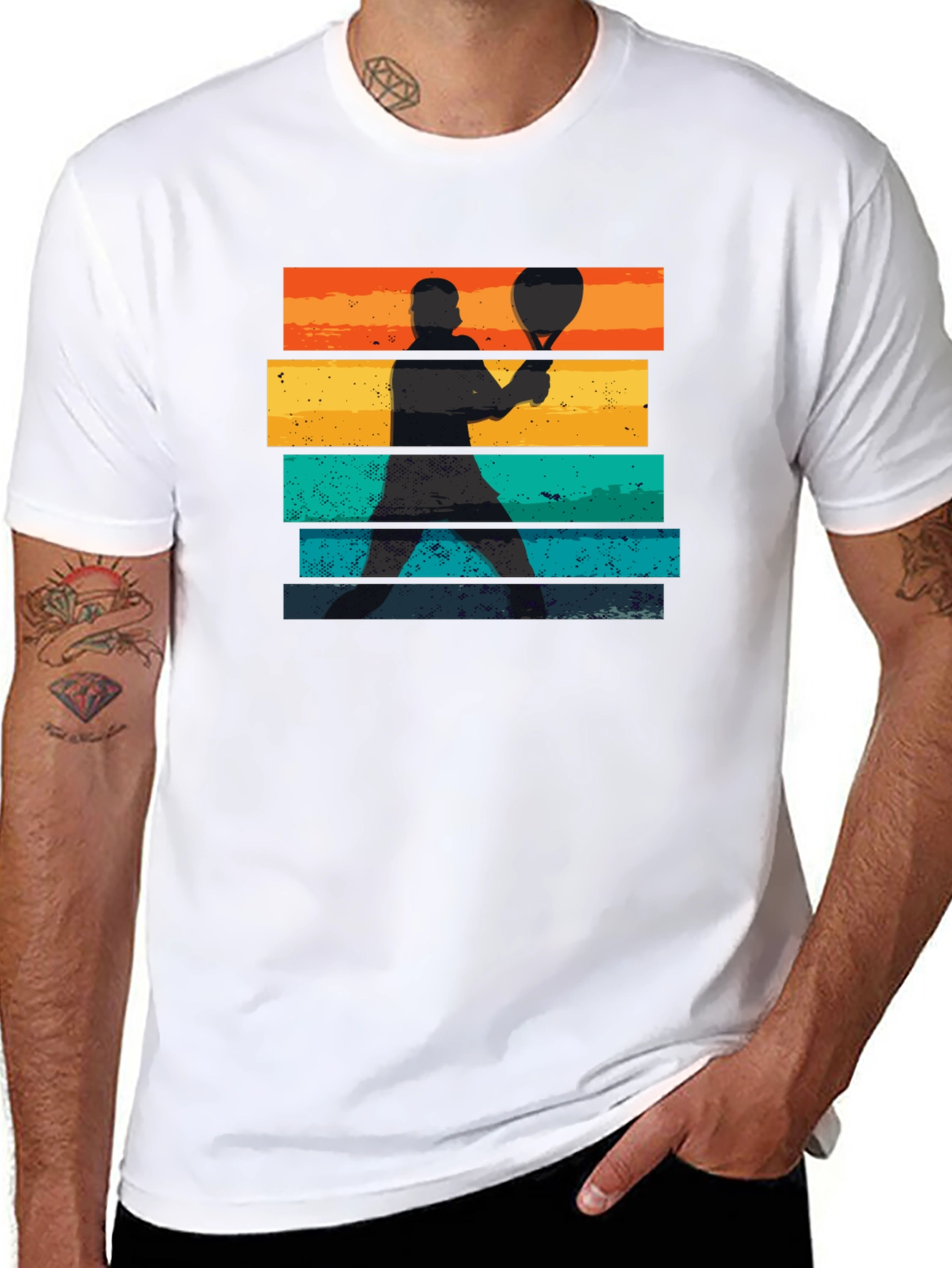 Retro Paddle Tennis Graphic Tee