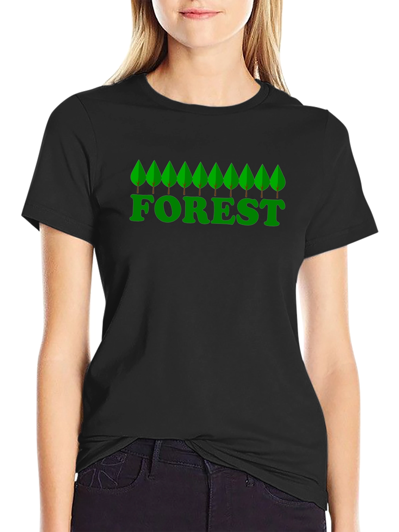 Nature Forest Graphic T-Shirt -  Eco-Friendly Style