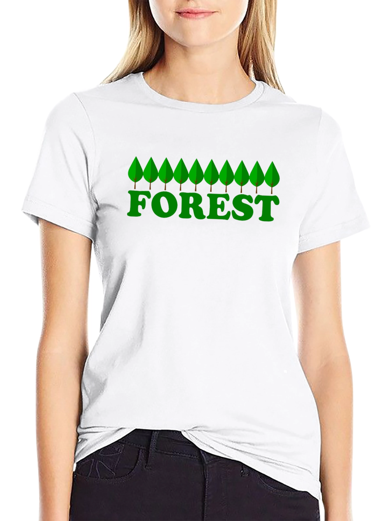 Nature Forest Graphic T-Shirt -  Eco-Friendly Style