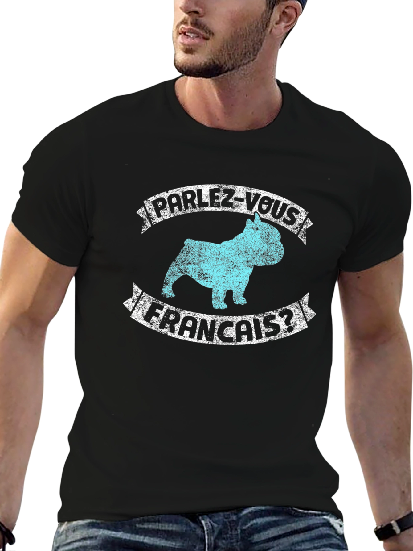 Parlez-Vous Francais? Dog Graphic Tee