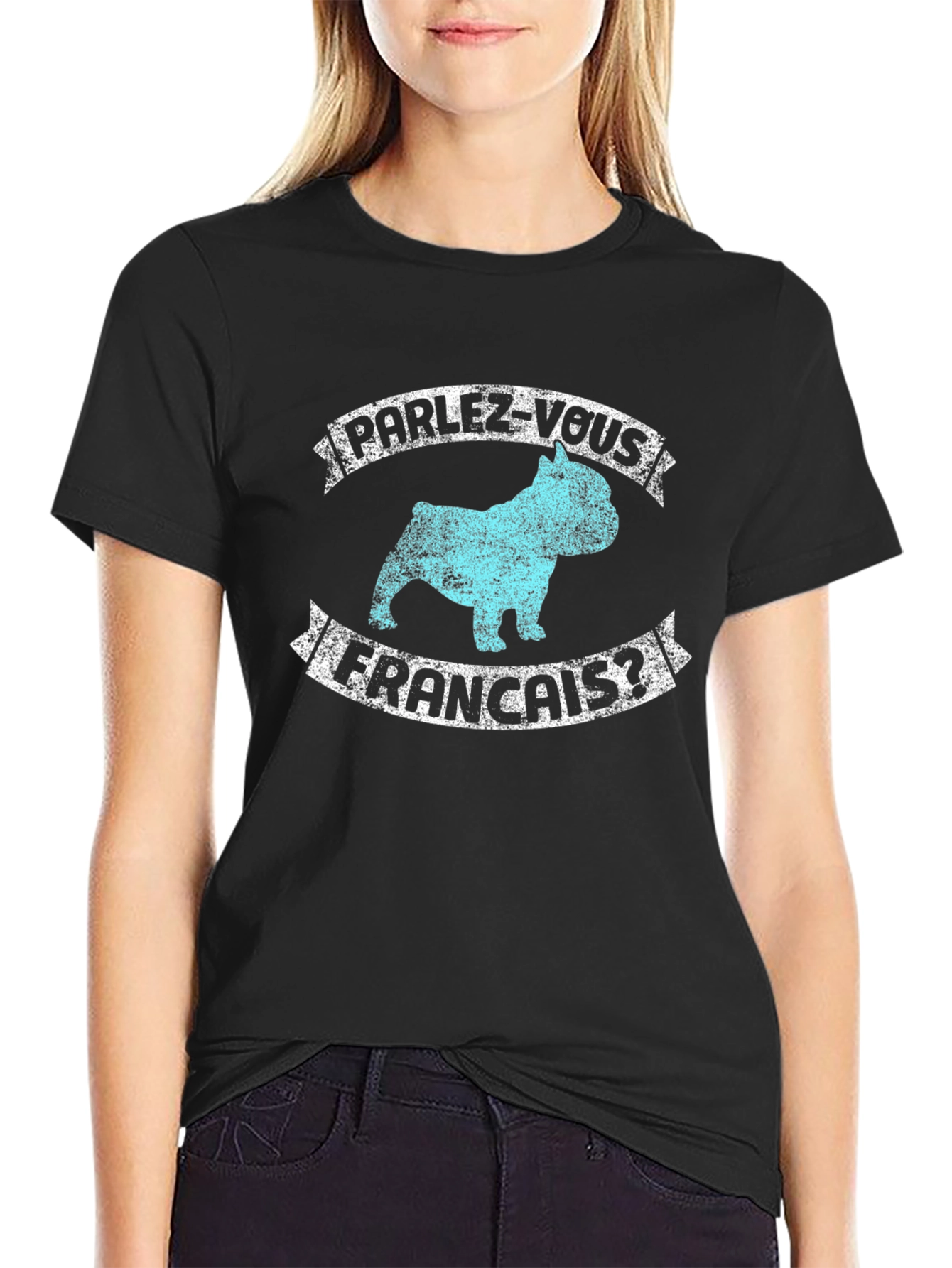 Parlez-Vous Francais? Dog Graphic Tee