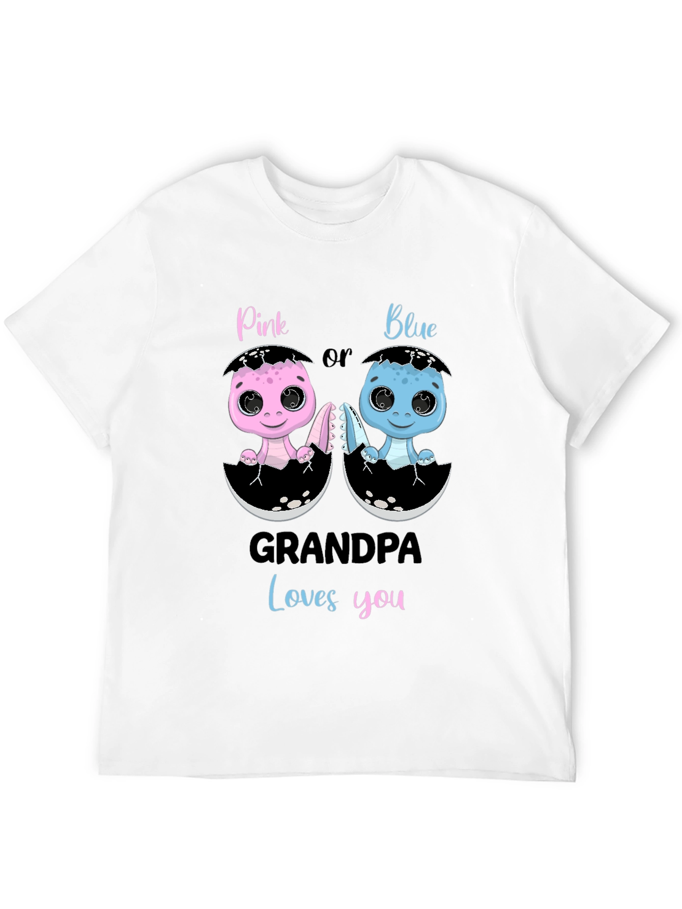 Grandpa Loves You Gender Reveal T-Shirt