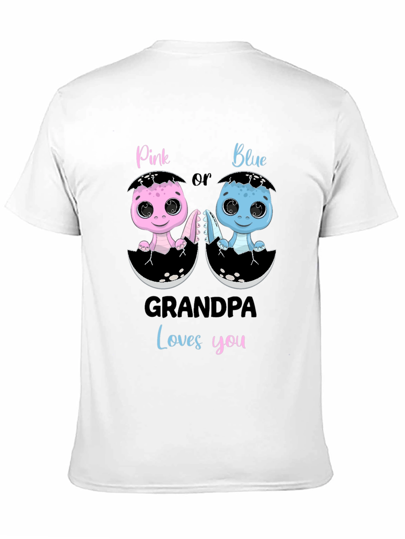 Grandpa Loves You Gender Reveal T-Shirt