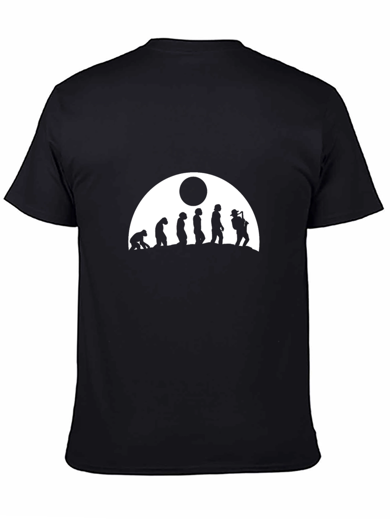 Evolution of Sax Man T-Shirt - Black