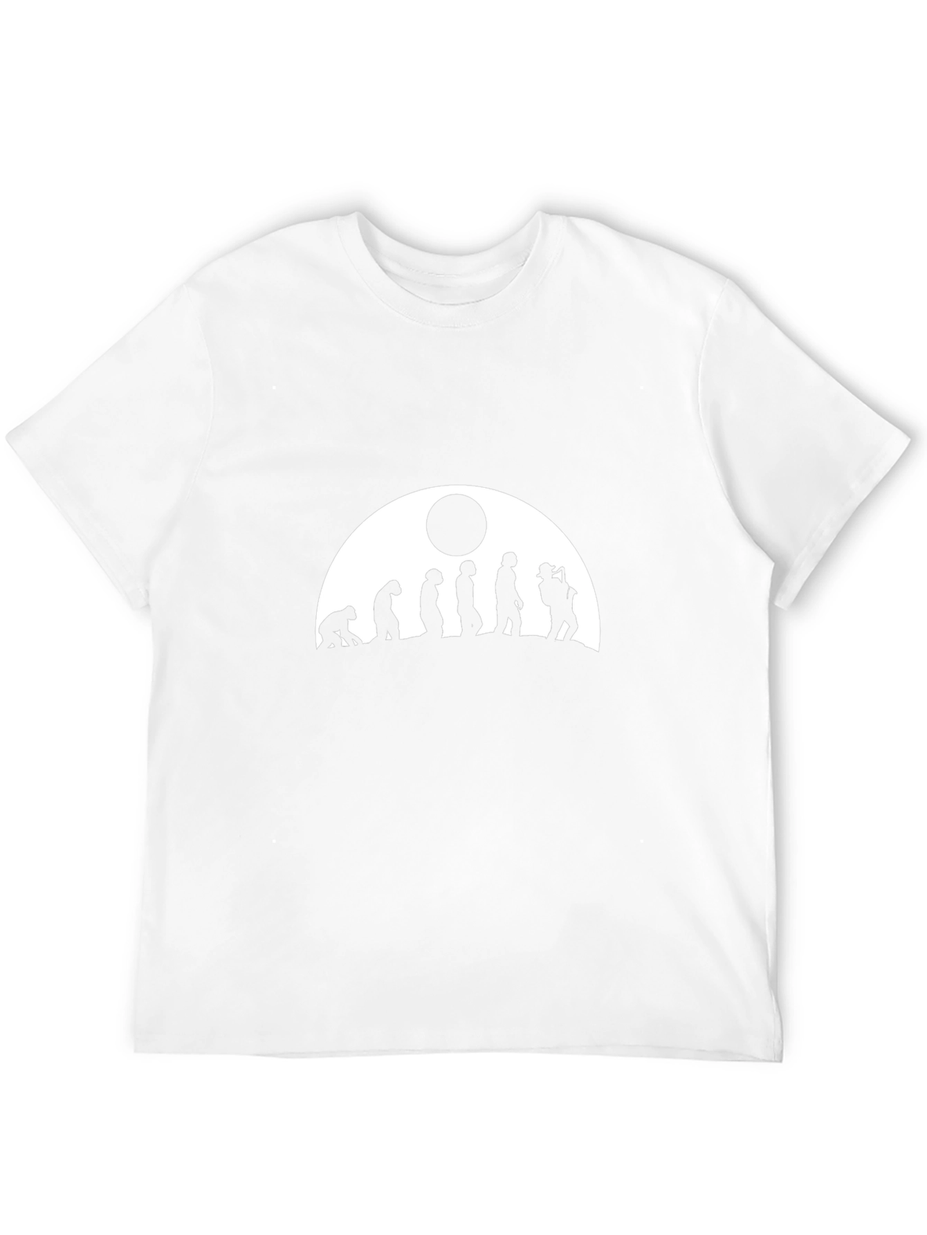 Evolution of Sax Man T-Shirt - Black