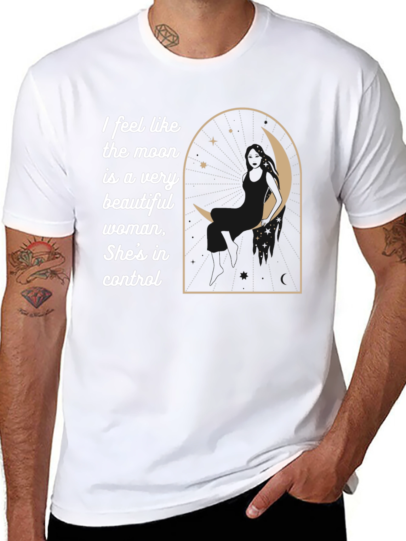 Moon Woman Graphic Tee - Beautiful & Empowering