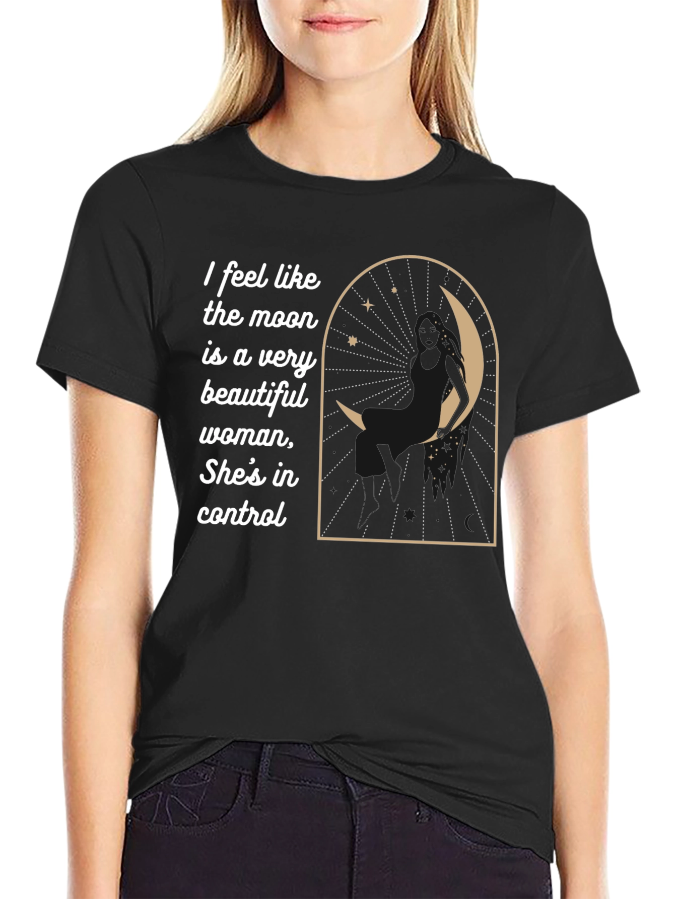 Moon Woman Graphic Tee - Beautiful & Empowering