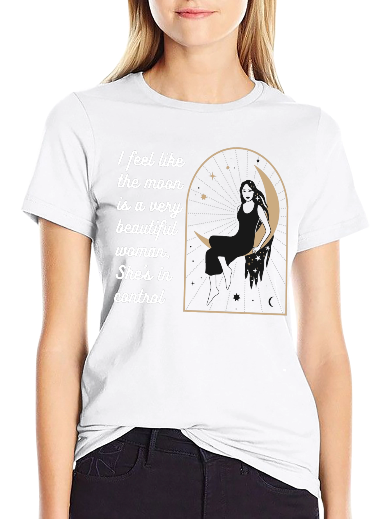 Moon Woman Graphic Tee - Beautiful & Empowering