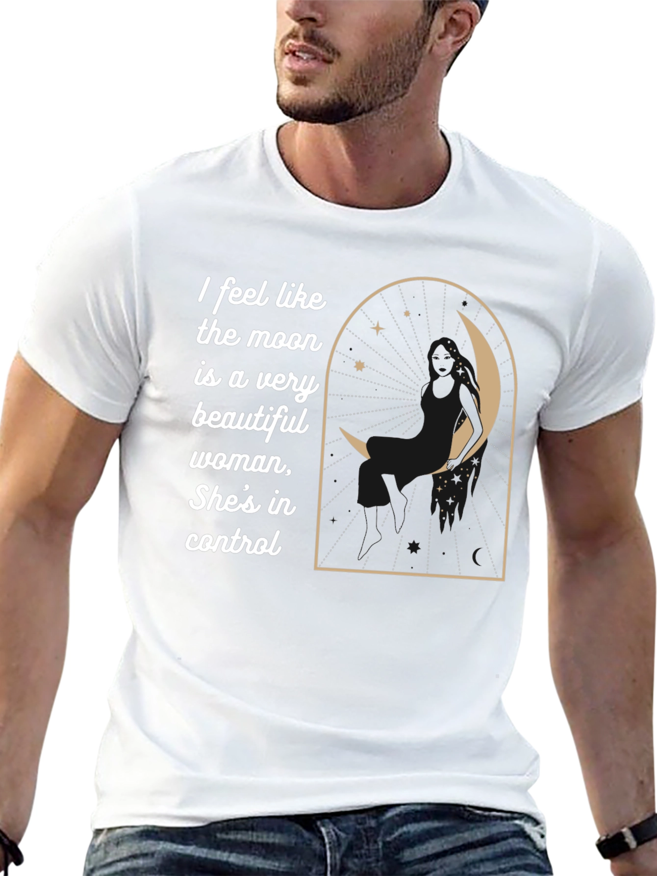 Moon Woman Graphic Tee - Beautiful & Empowering