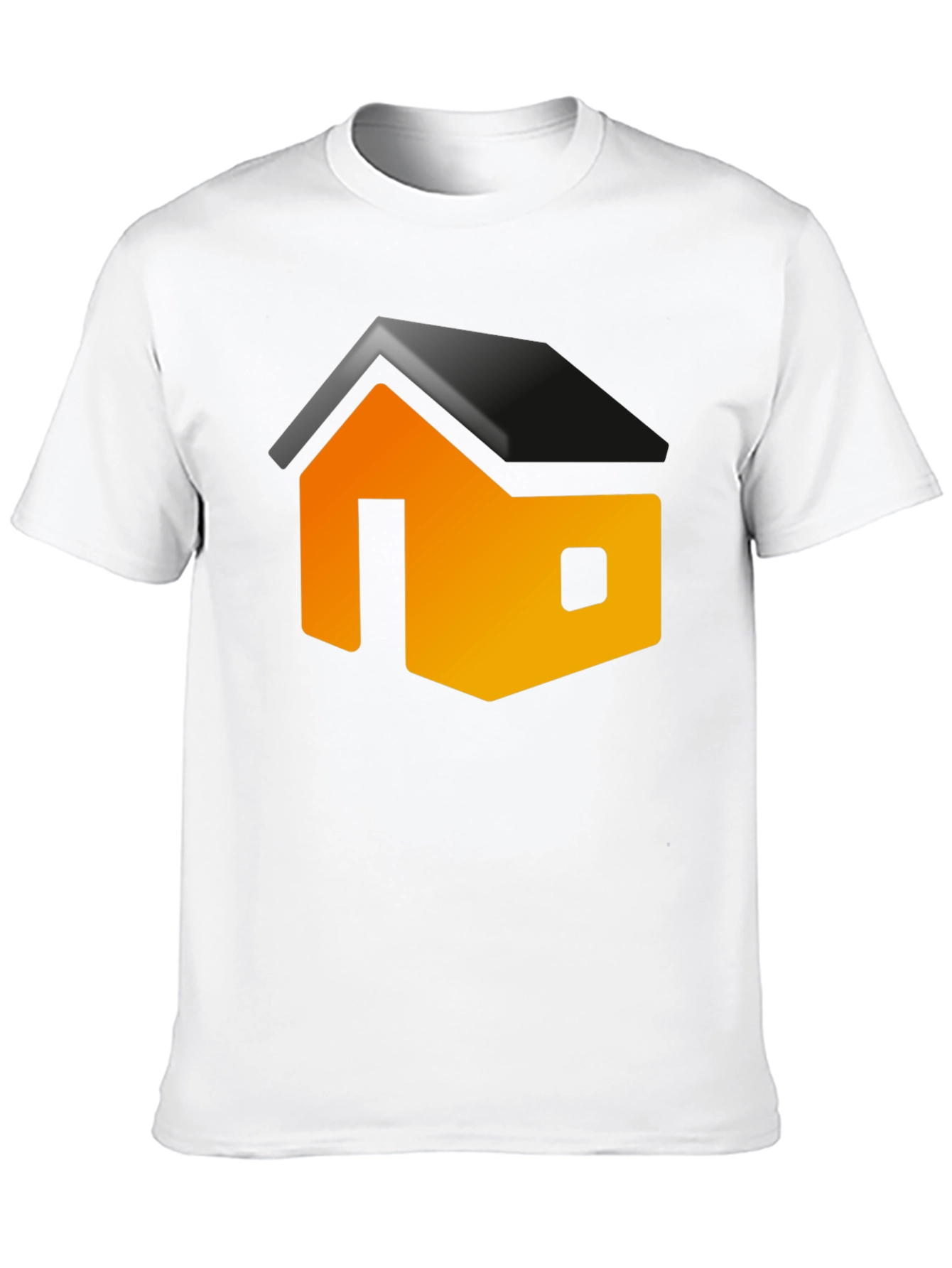 Modern House Graphic Black Tee