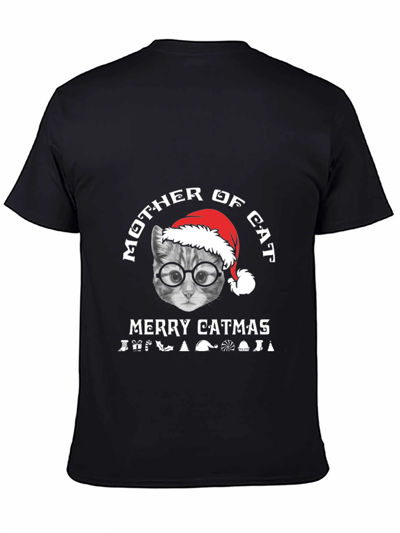 Mother of Cat - Merry Catmas T-Shirt