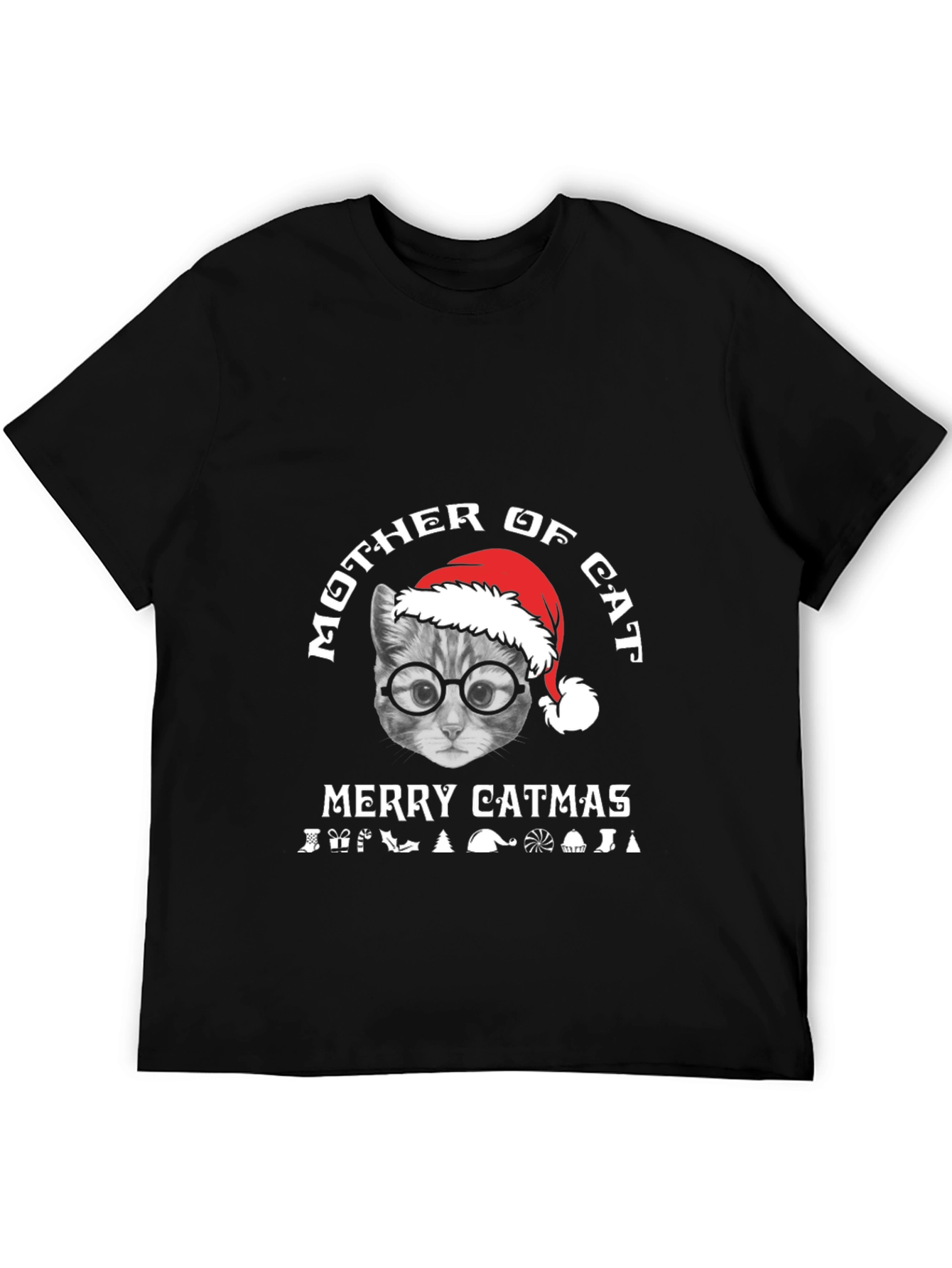 Mother of Cat - Merry Catmas T-Shirt