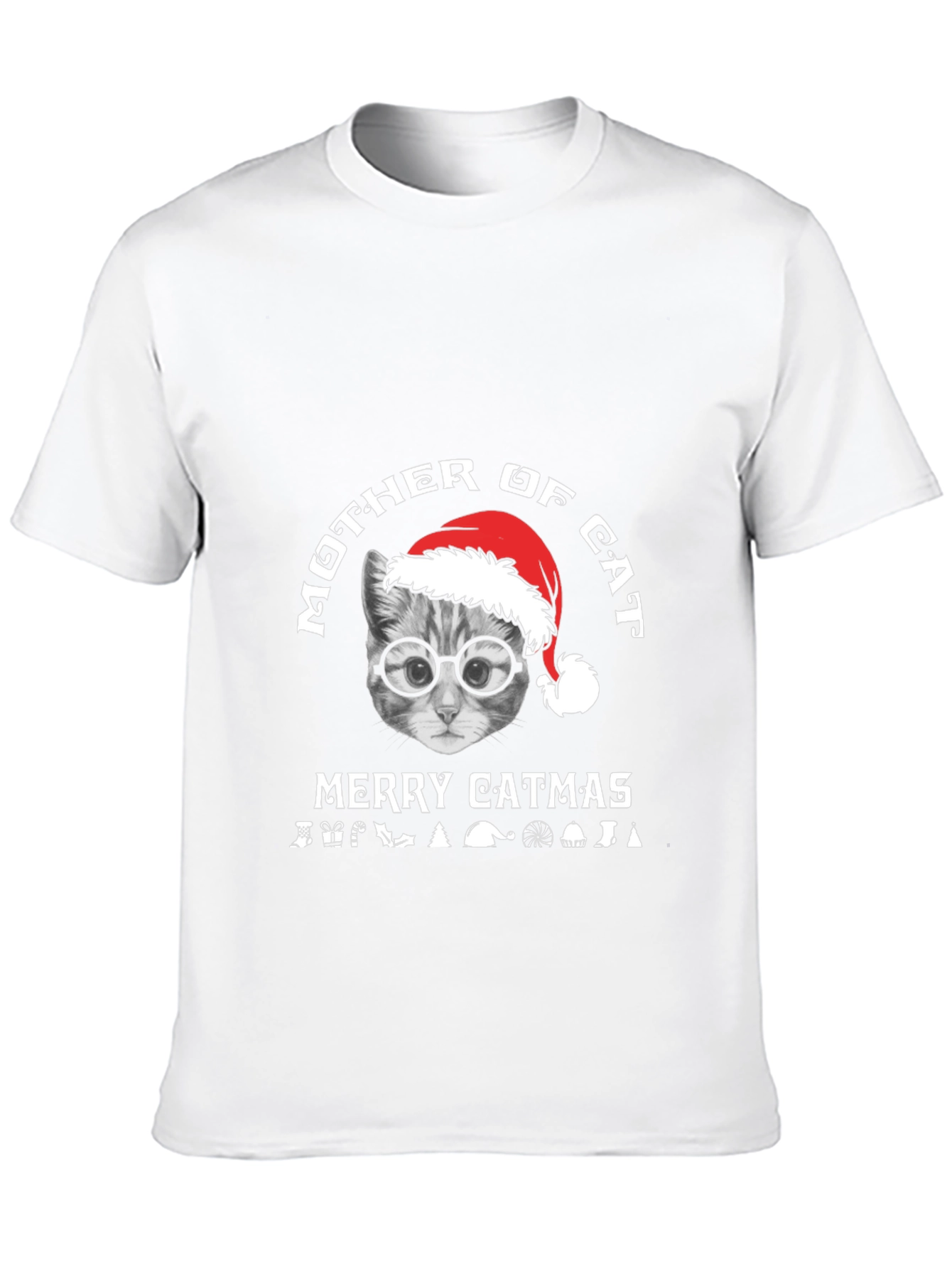 Mother of Cat - Merry Catmas T-Shirt