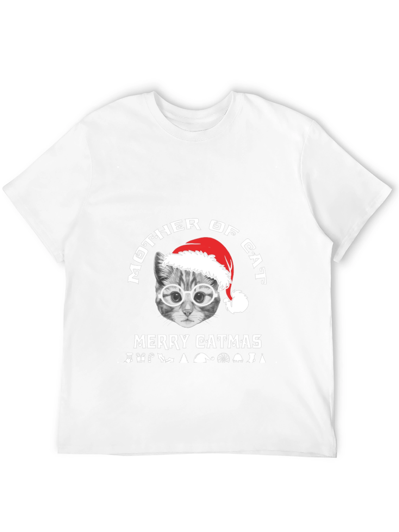 Mother of Cat - Merry Catmas T-Shirt