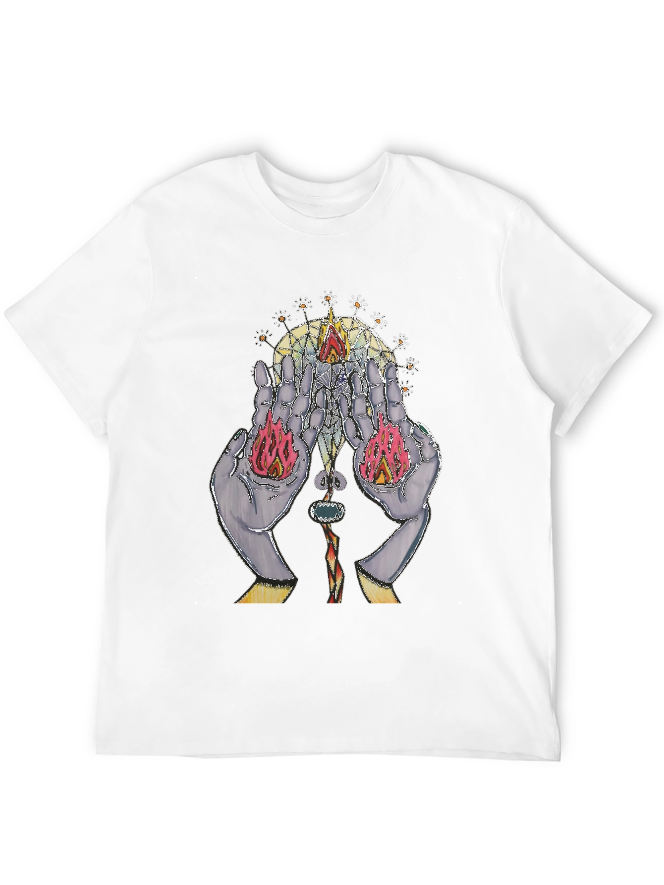 Mystic Hands Graphic T-Shirt - Black