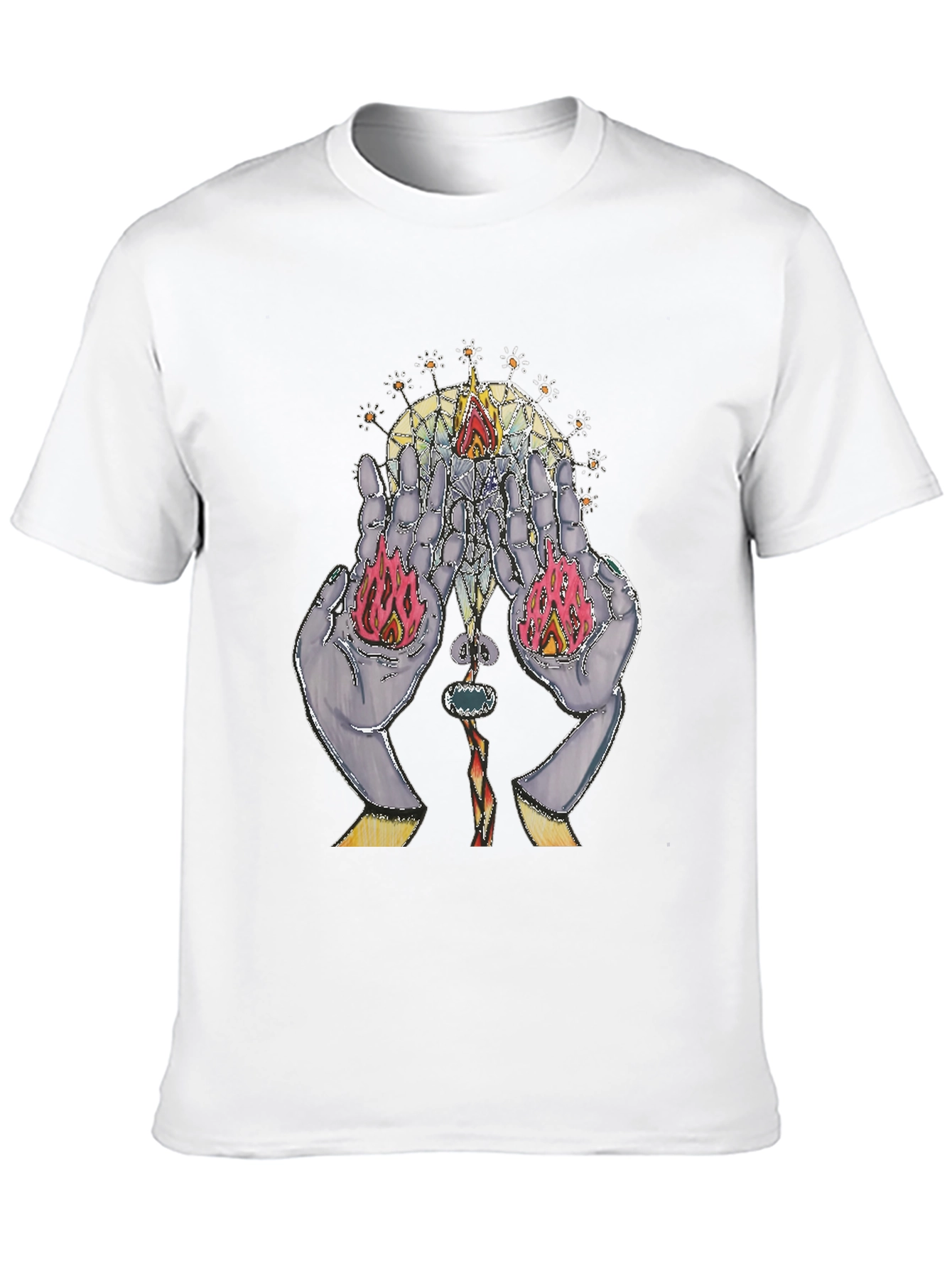 Mystic Hands Graphic T-Shirt - Black