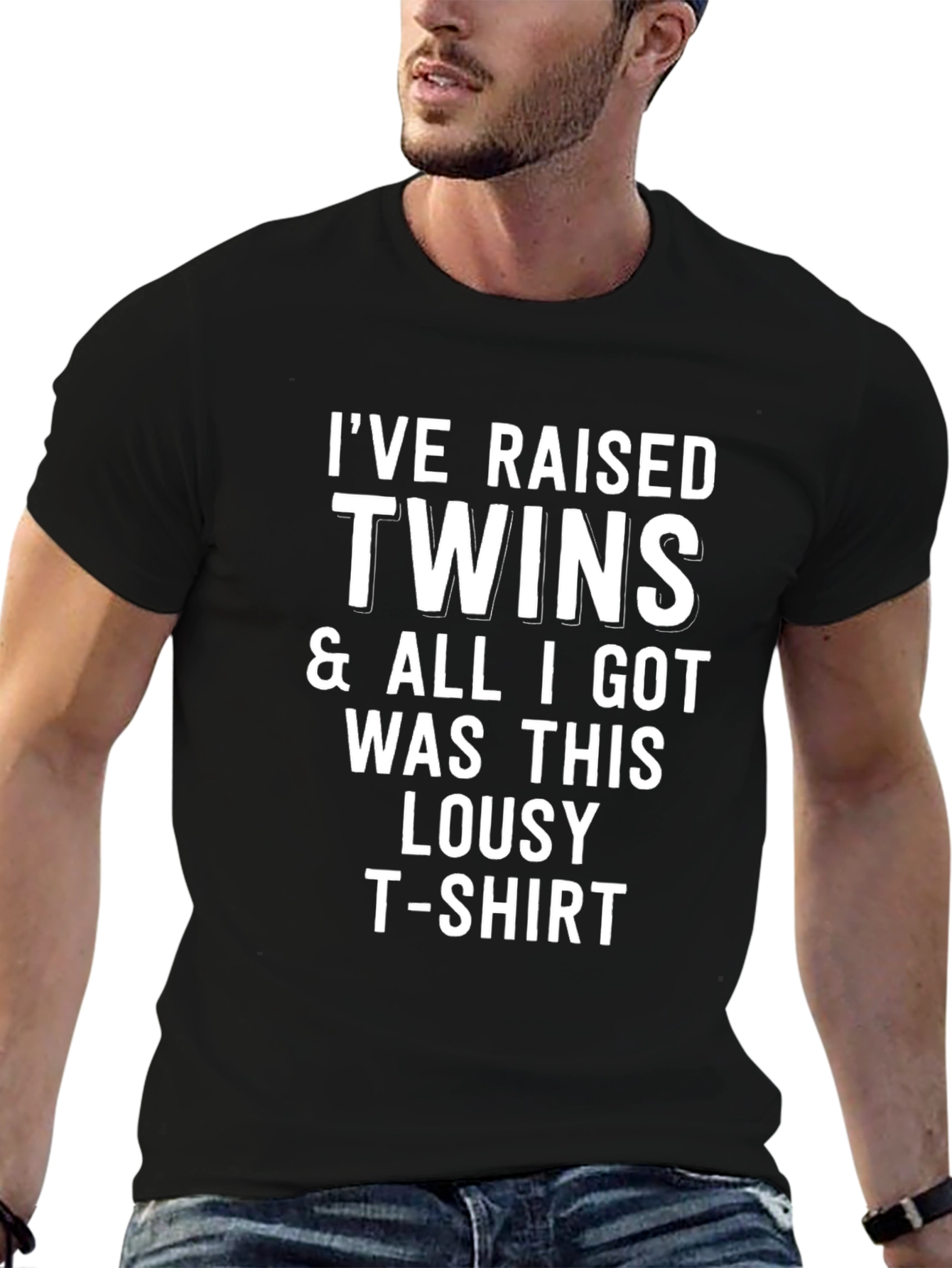 Ive Raised Twins Funny Graphic T-Shirt