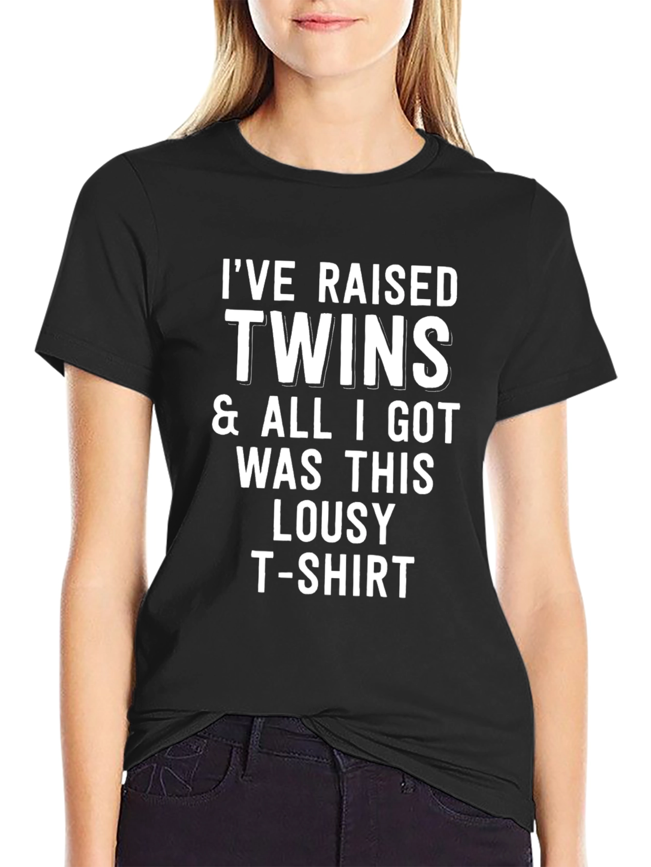 Ive Raised Twins Funny Graphic T-Shirt