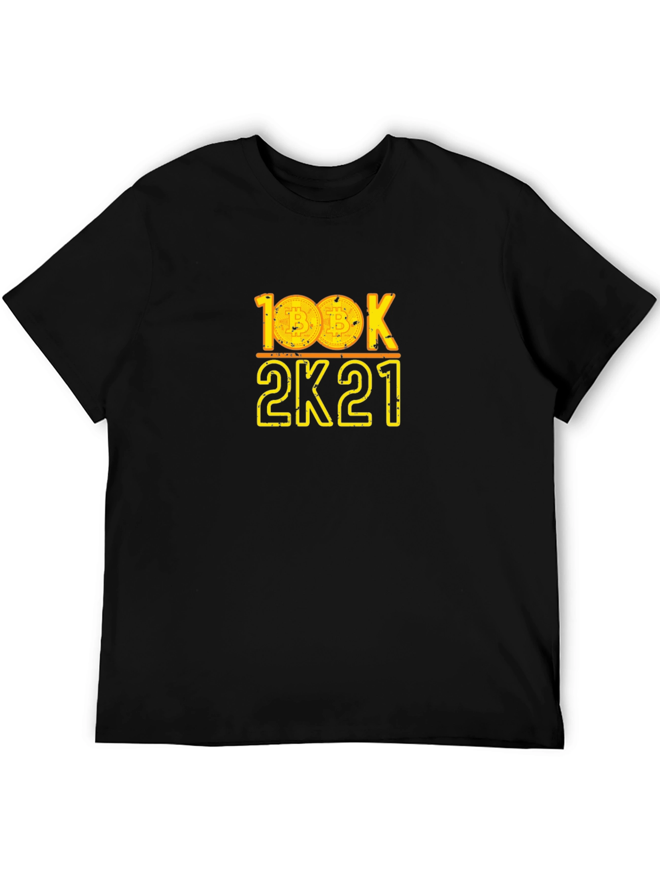 Bitcoin 100K 2K21 Graphic Tee - Crypto HODL!
