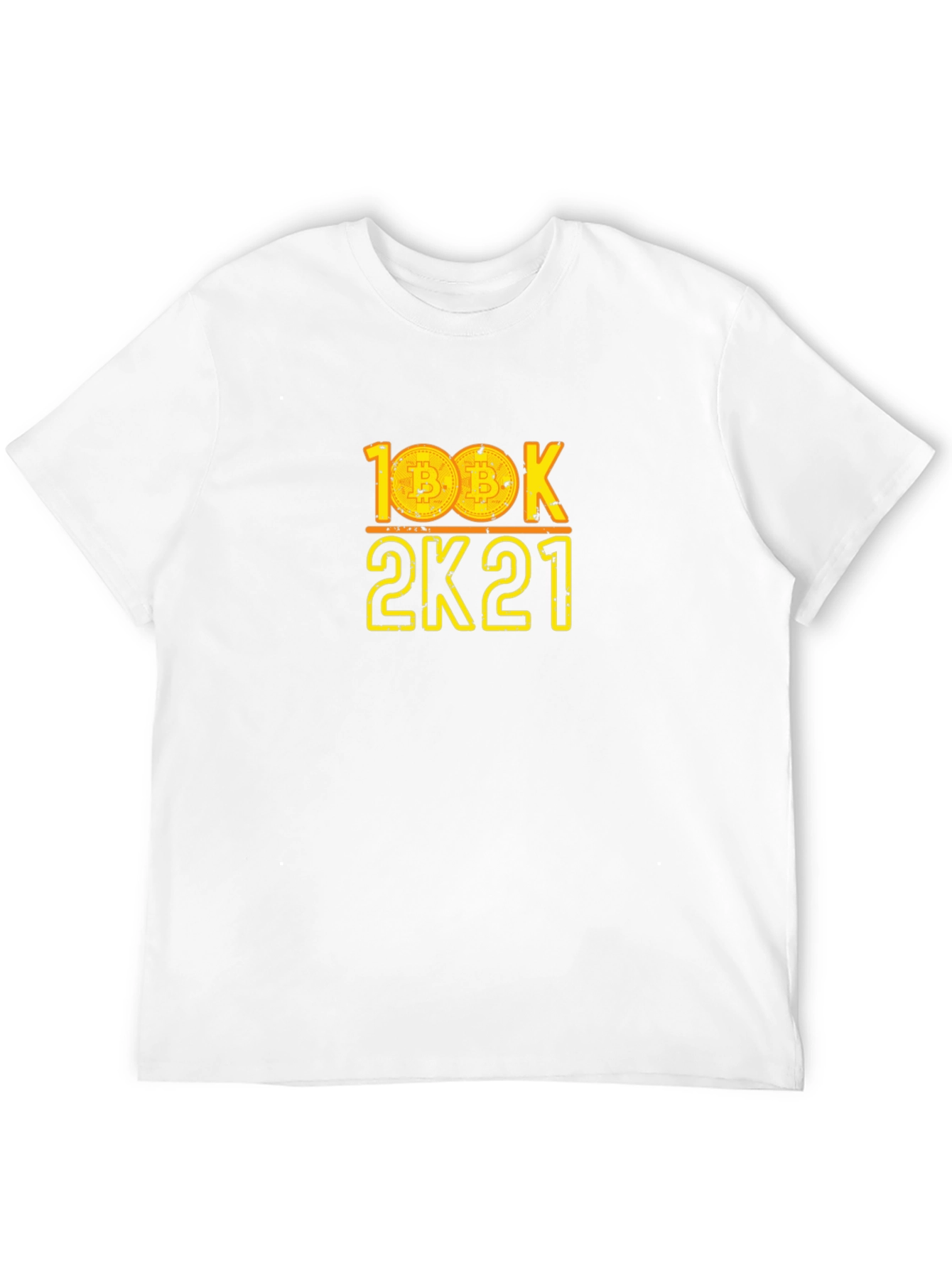 Bitcoin 100K 2K21 Graphic Tee - Crypto HODL!