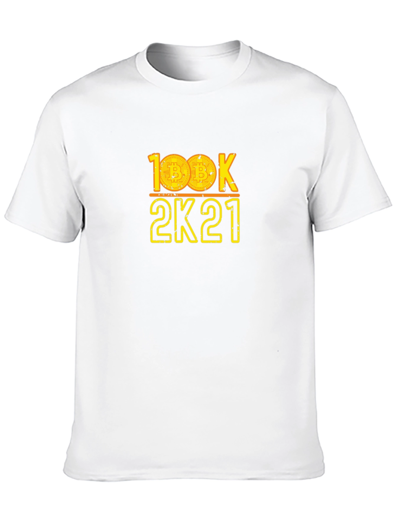 Bitcoin 100K 2K21 Graphic Tee - Crypto HODL!