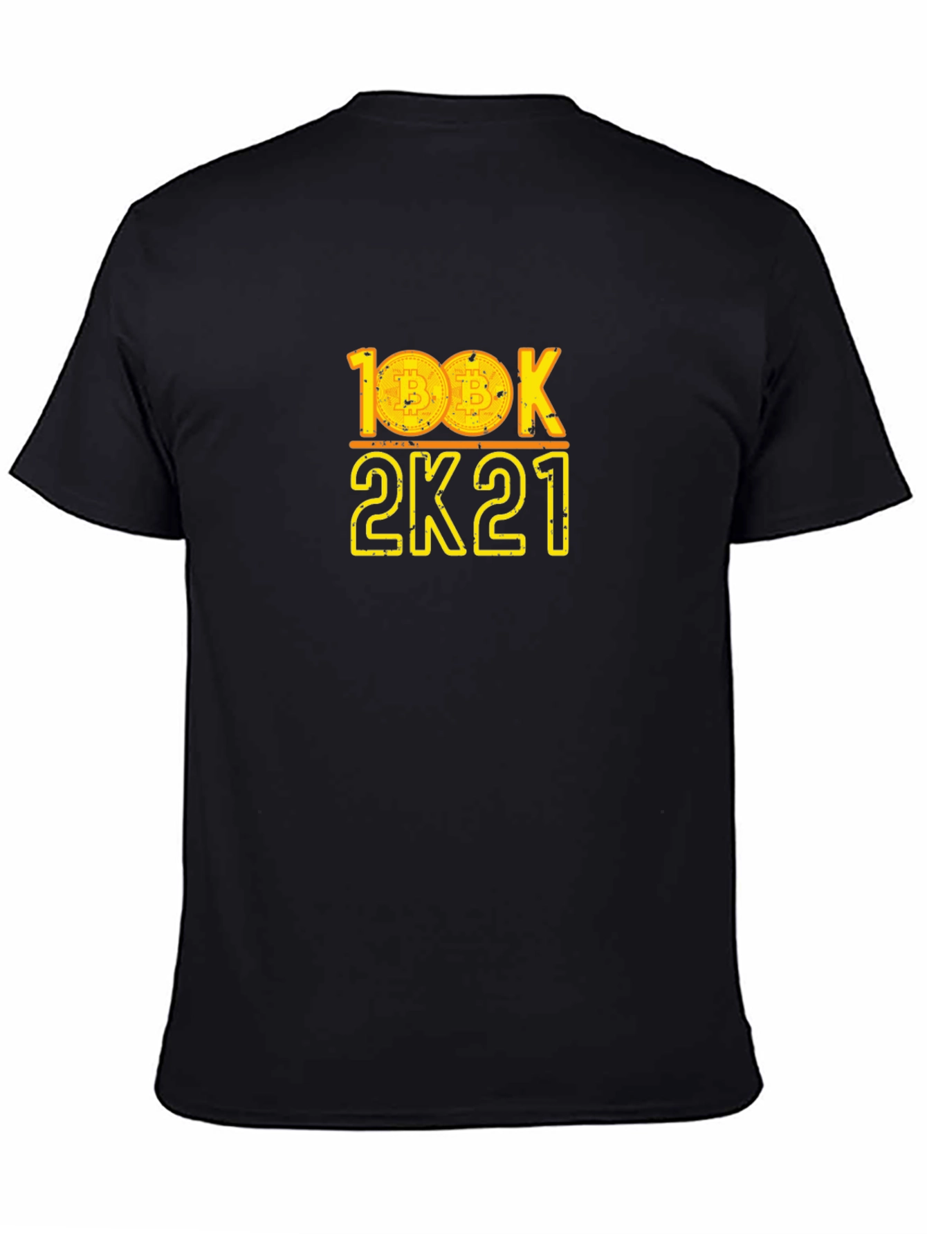 Bitcoin 100K 2K21 Graphic Tee - Crypto HODL!